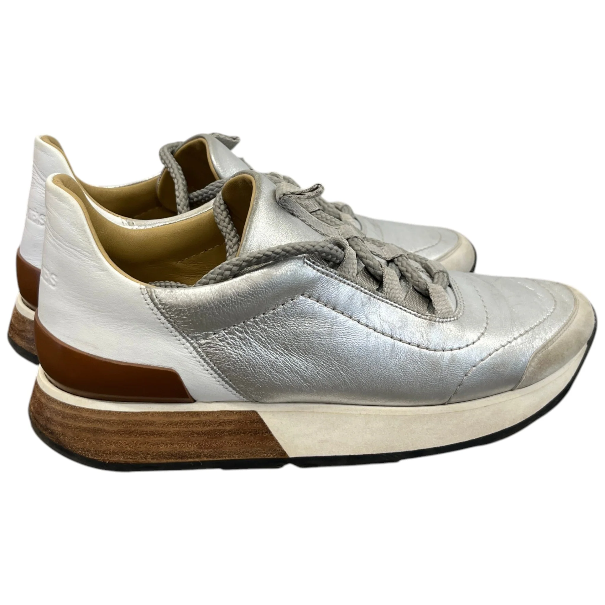Women's Miles Low Trainers Silver Size EU 36 / UK 3 - Image 8