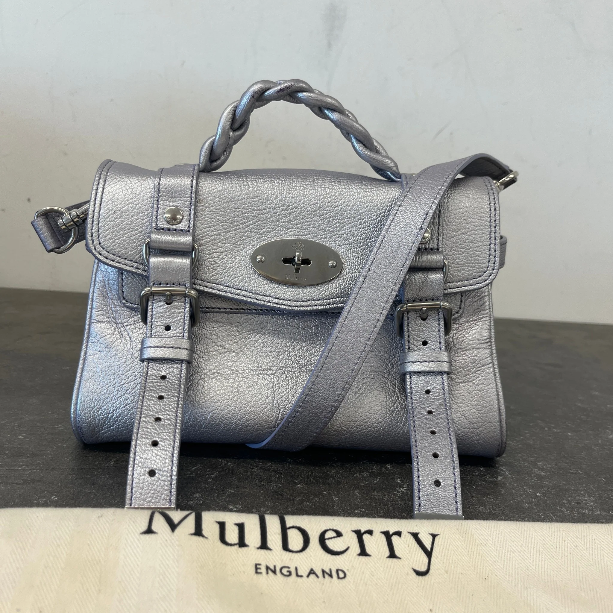 Women's Mini Alexa Bag Purple - Image 13