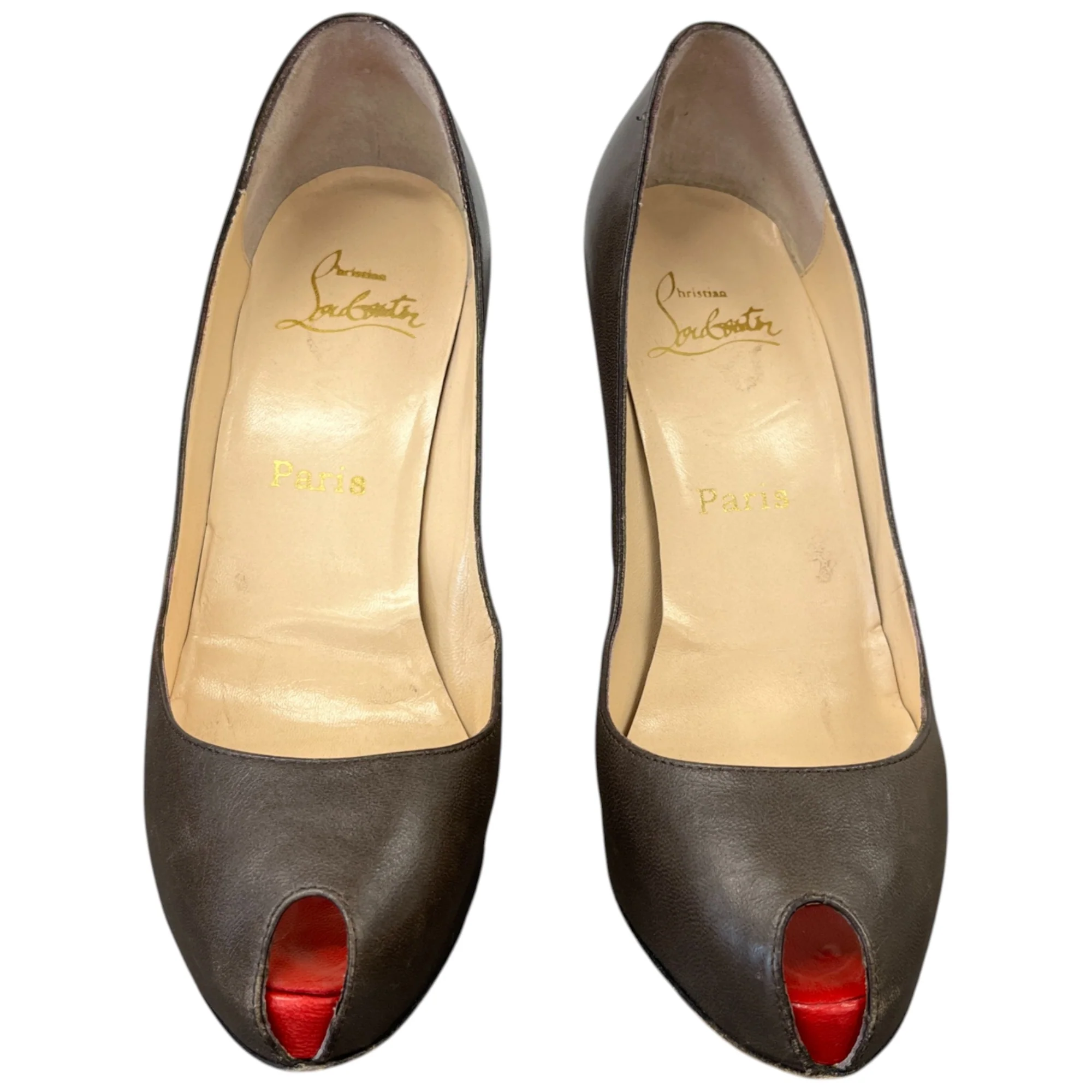 Women's Mini Bout Heels Brown Size EU 38 / UK 5 - Image 6