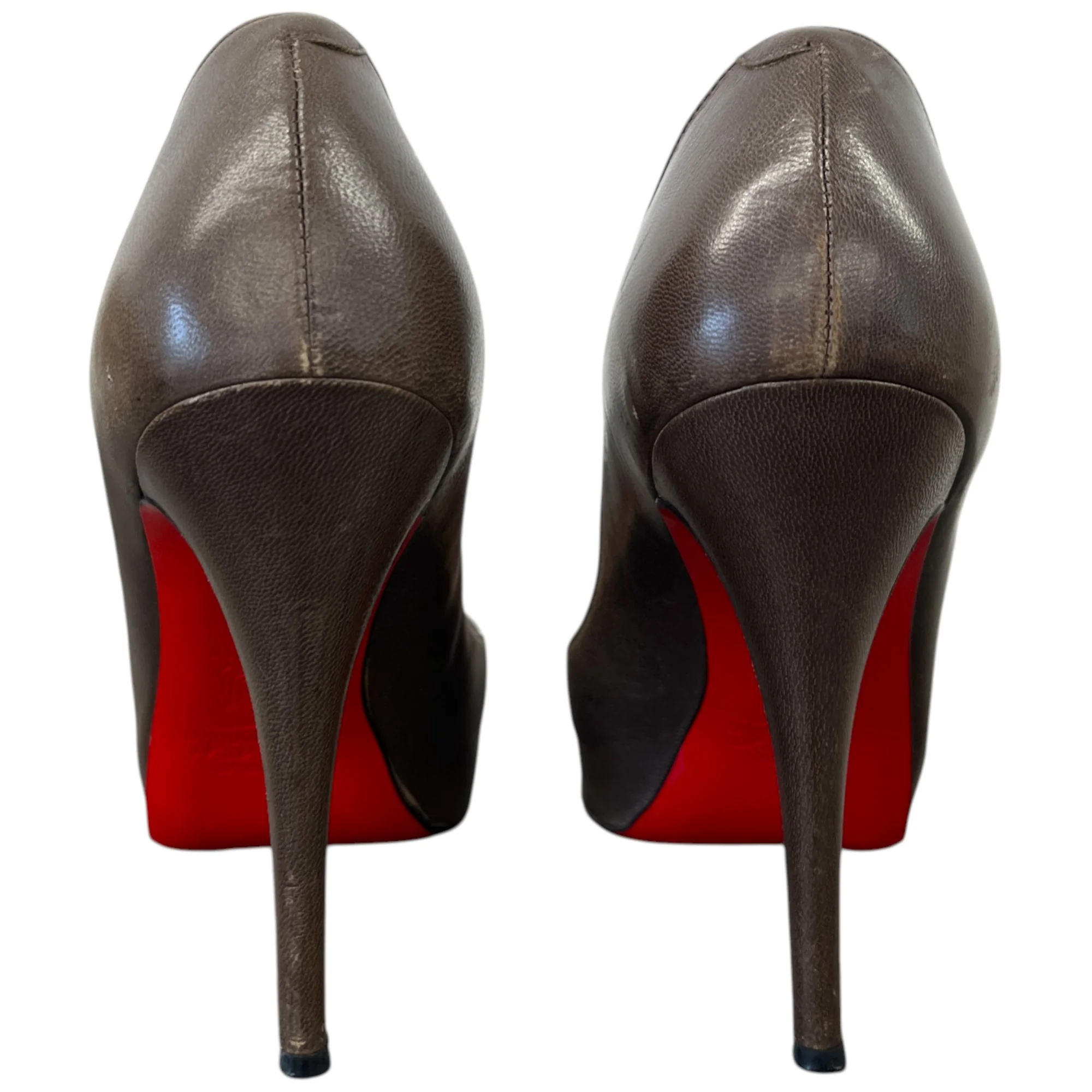 Women's Mini Bout Heels Brown Size EU 38 / UK 5 - Image 7