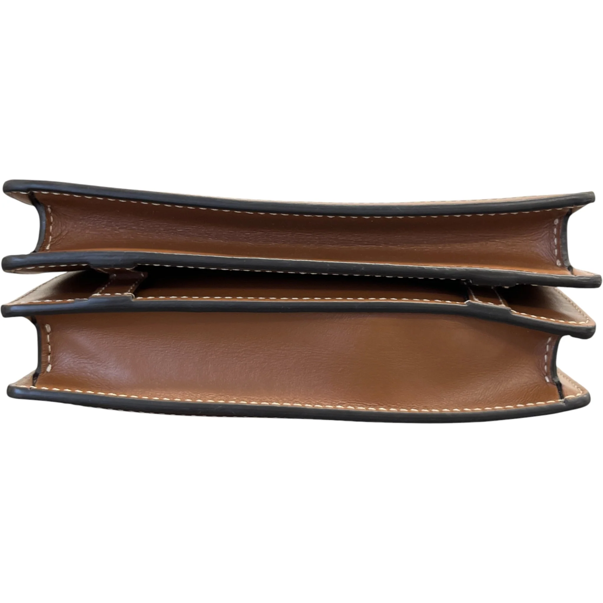Women's Mini Horseferry Print Title Bag Brown - Image 10