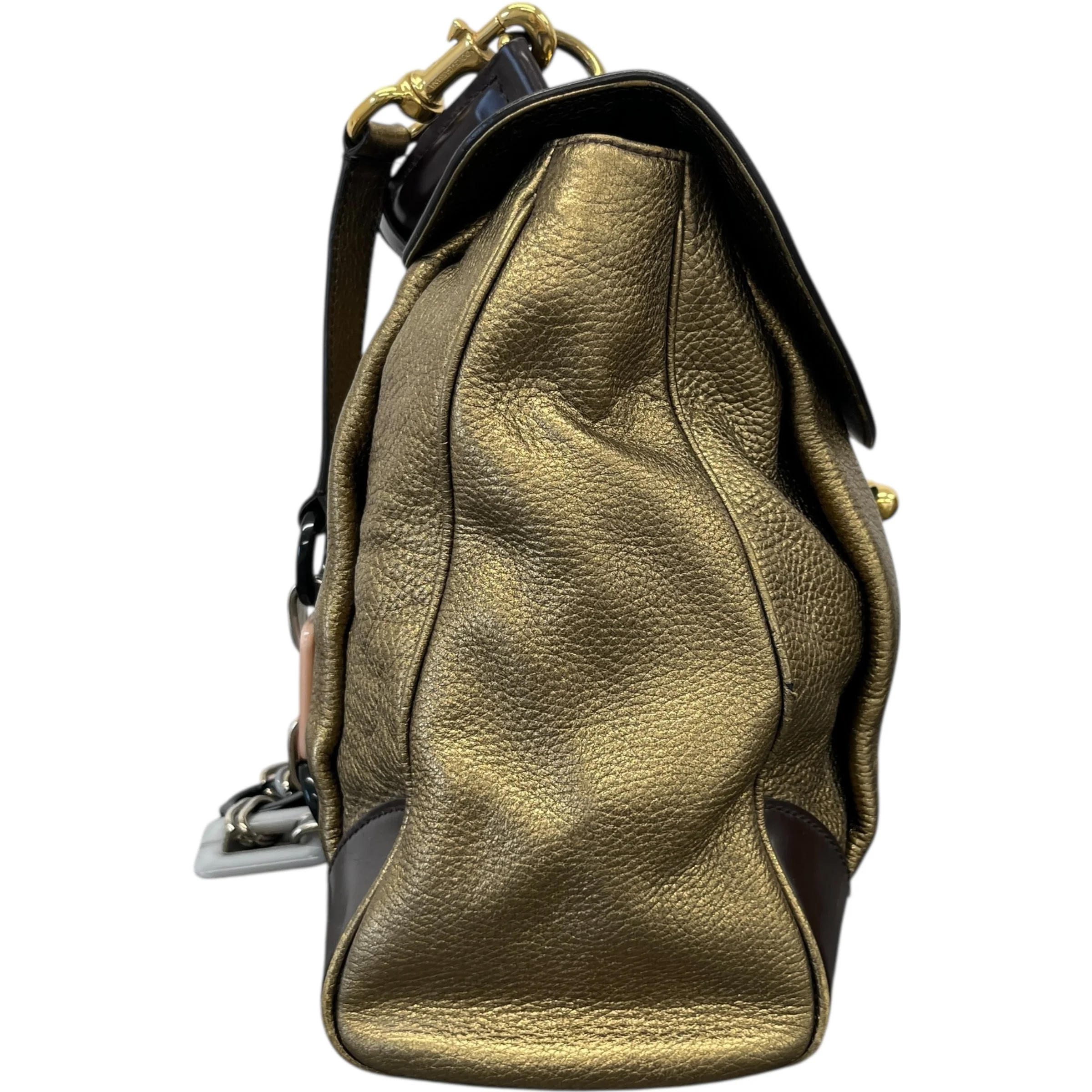 Women's Miss Babette Handbag Gold - Image 6