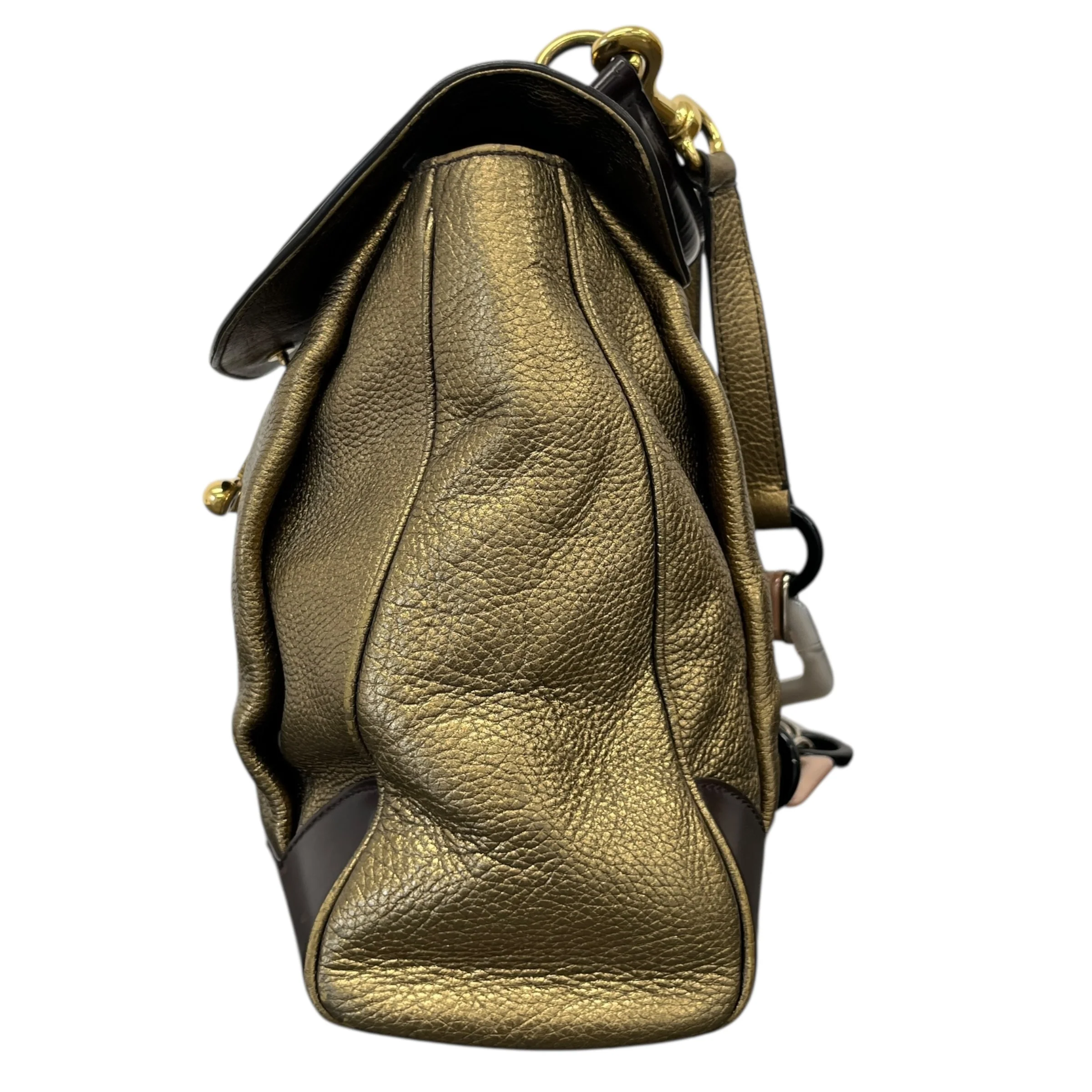 Women's Miss Babette Handbag Gold - Image 7