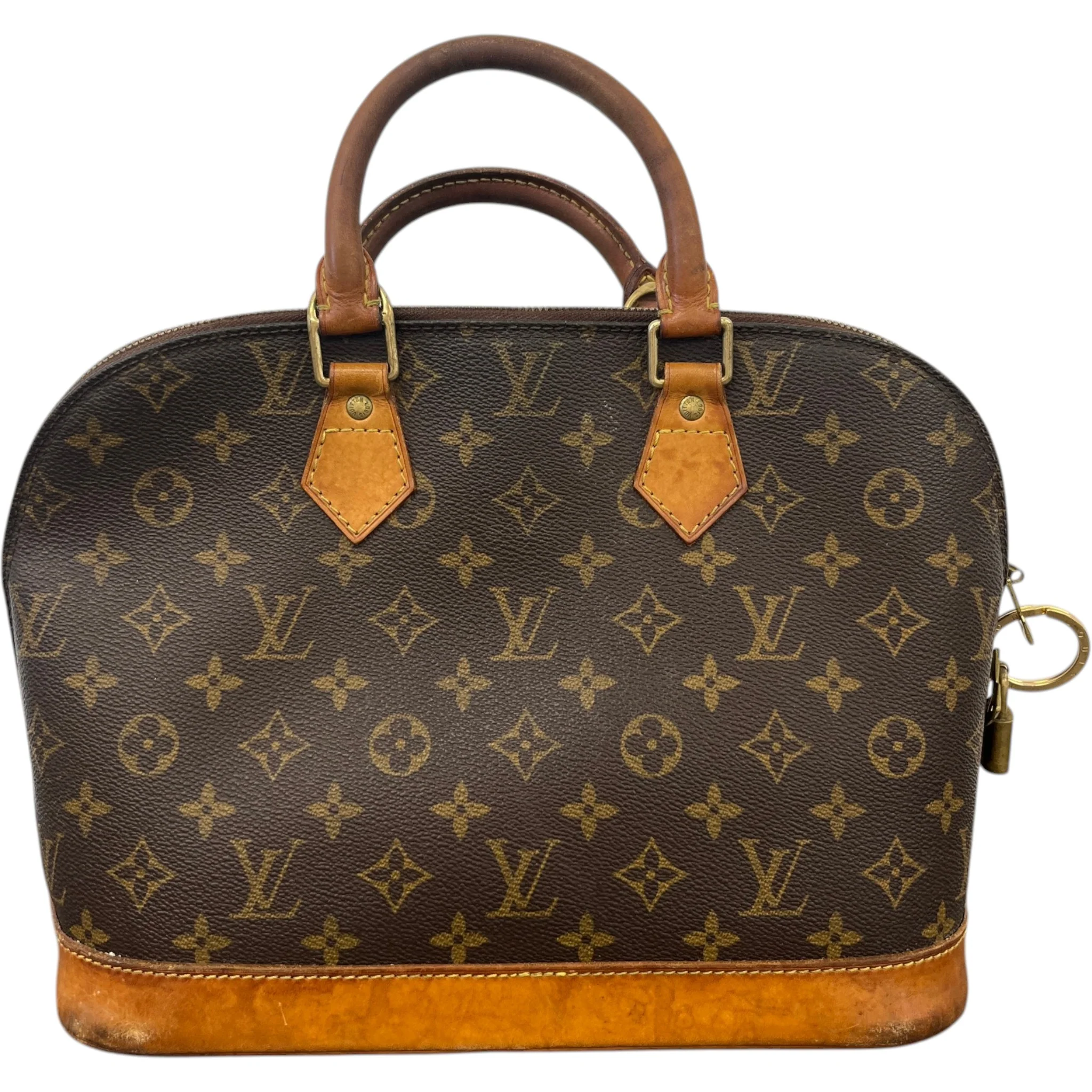 Women's Monogram Alma Handbag Brown - Image 3