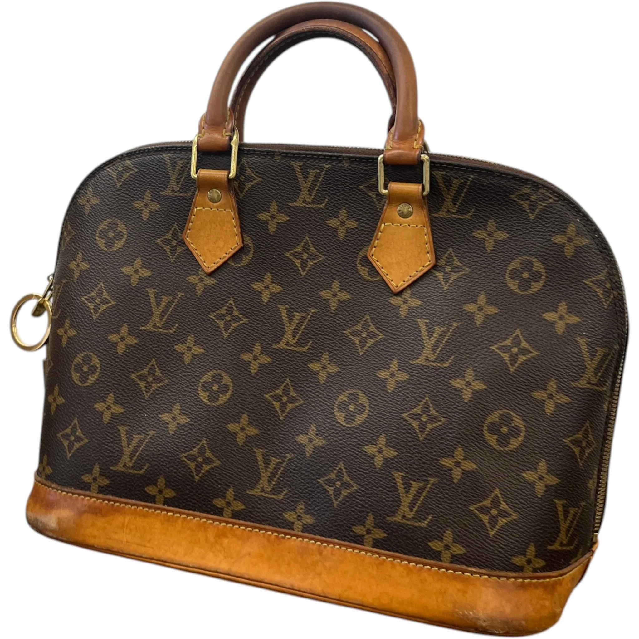 Women's Monogram Alma Handbag Brown - Image 4