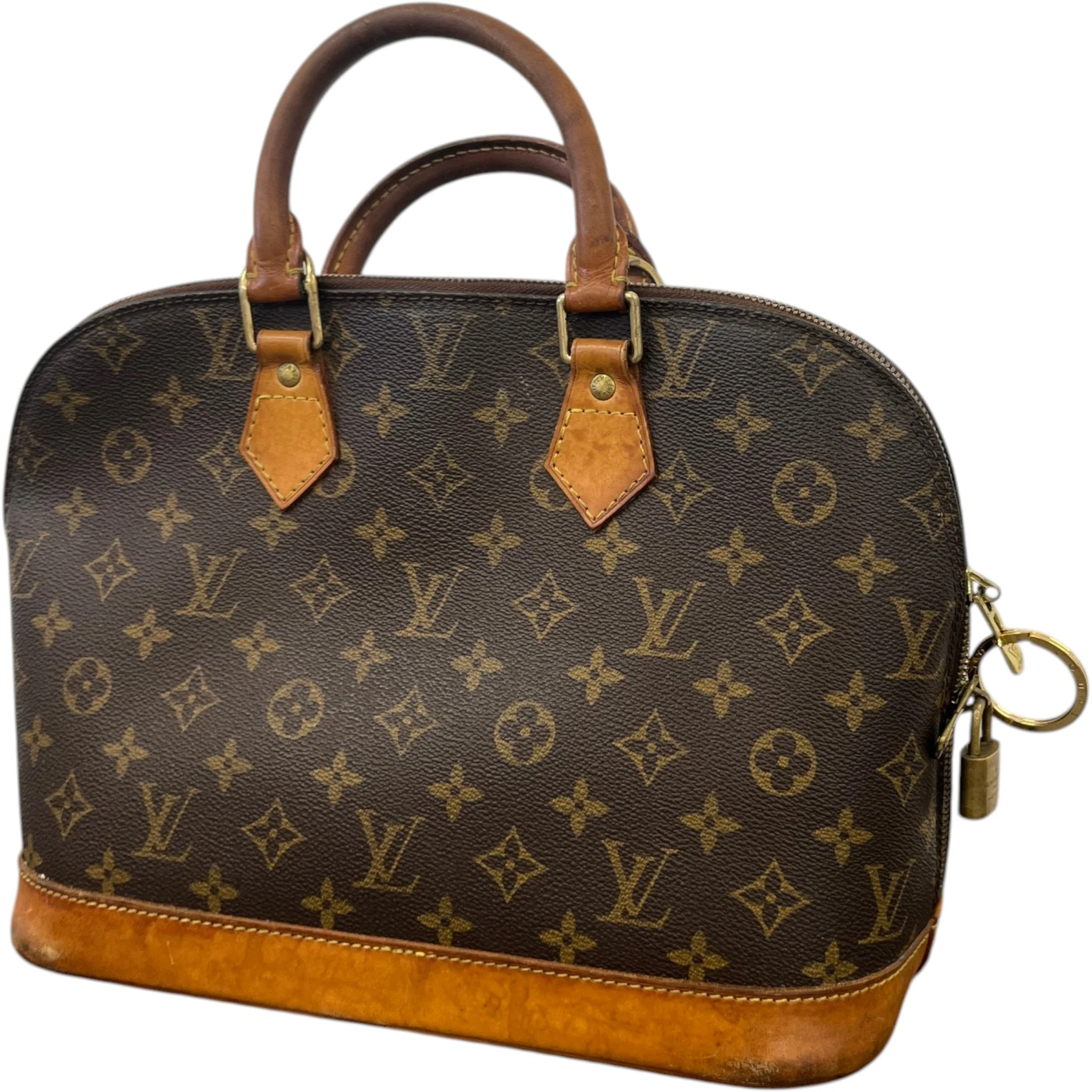 Women's Monogram Alma Handbag Brown - Image 6