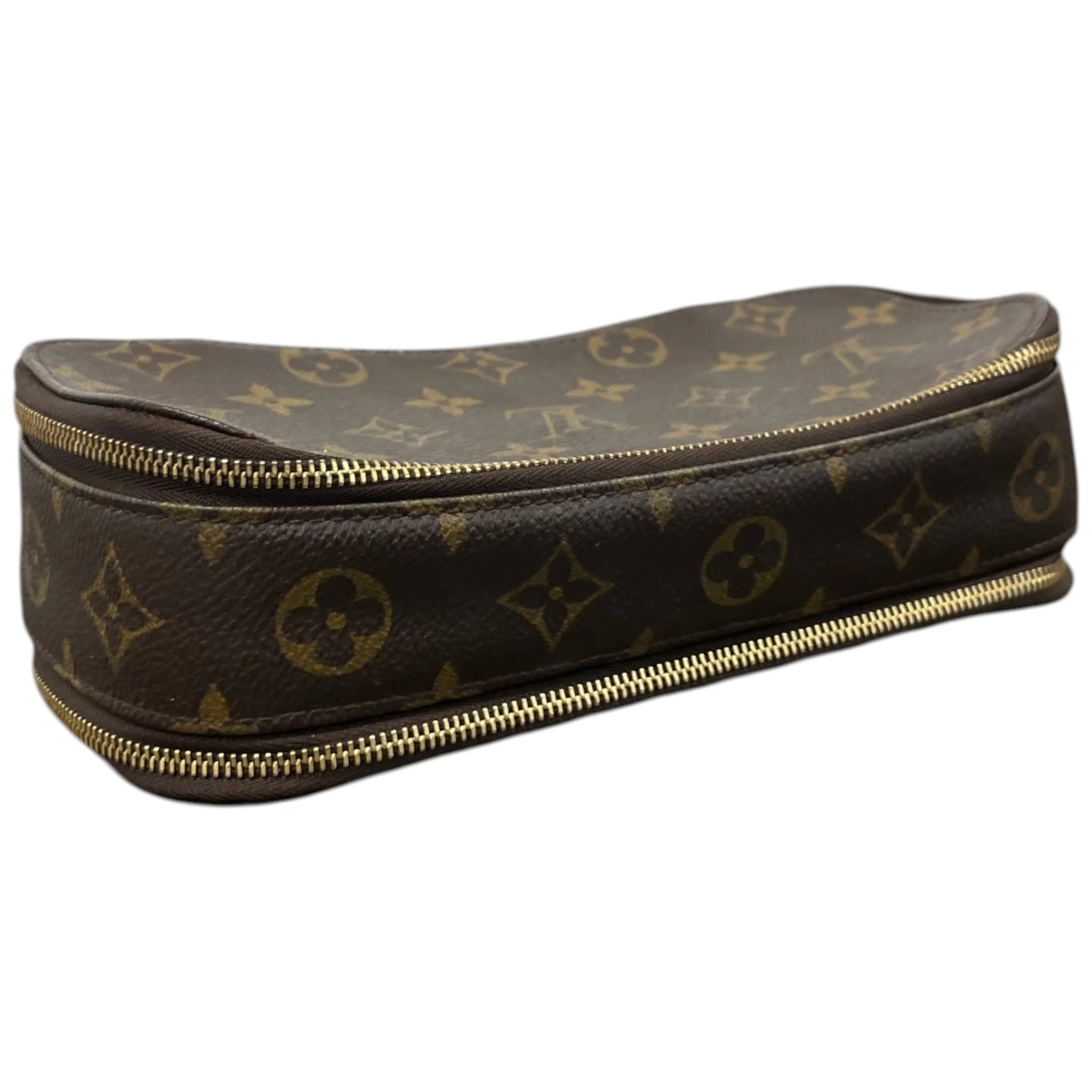 Women's Monogram Blush Gm Cosmetic Pouch Brown - Image 4
