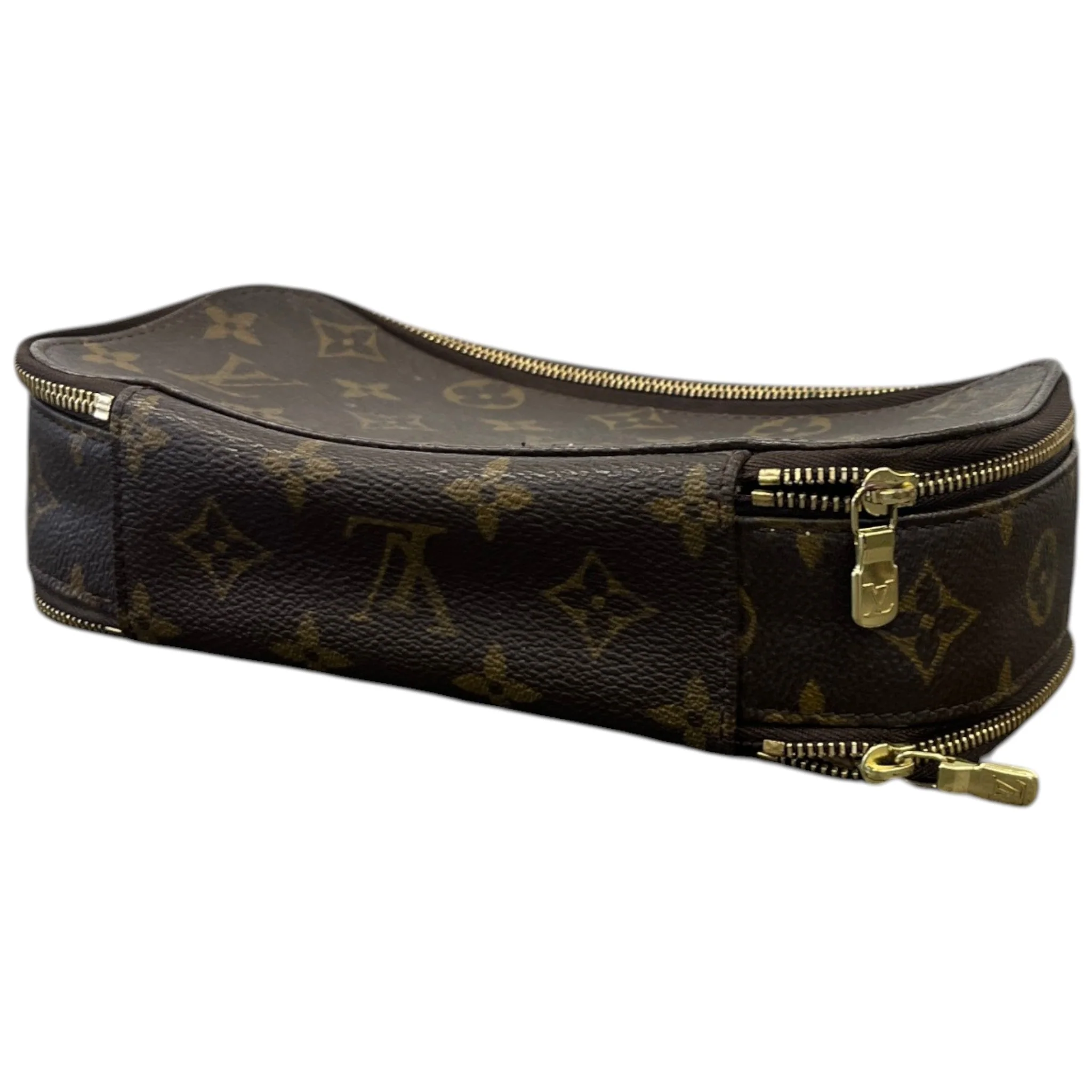 Women's Monogram Blush Gm Cosmetic Pouch Brown - Image 8