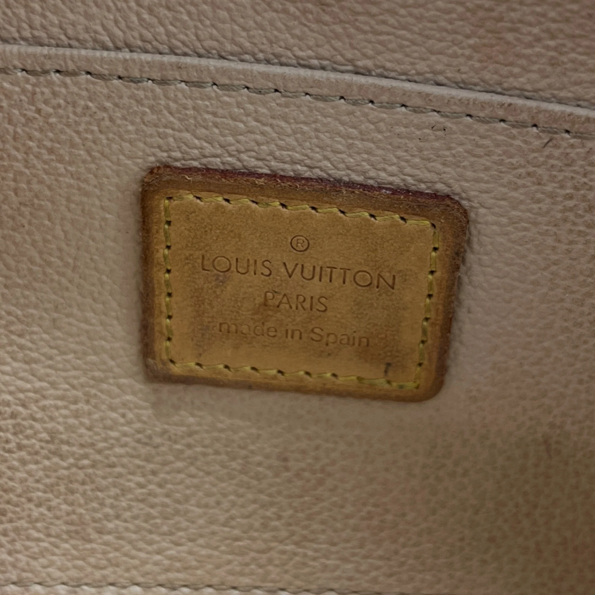 Women's Monogram Canvas Pochette Cosmetic Pouch Brown - Image 10