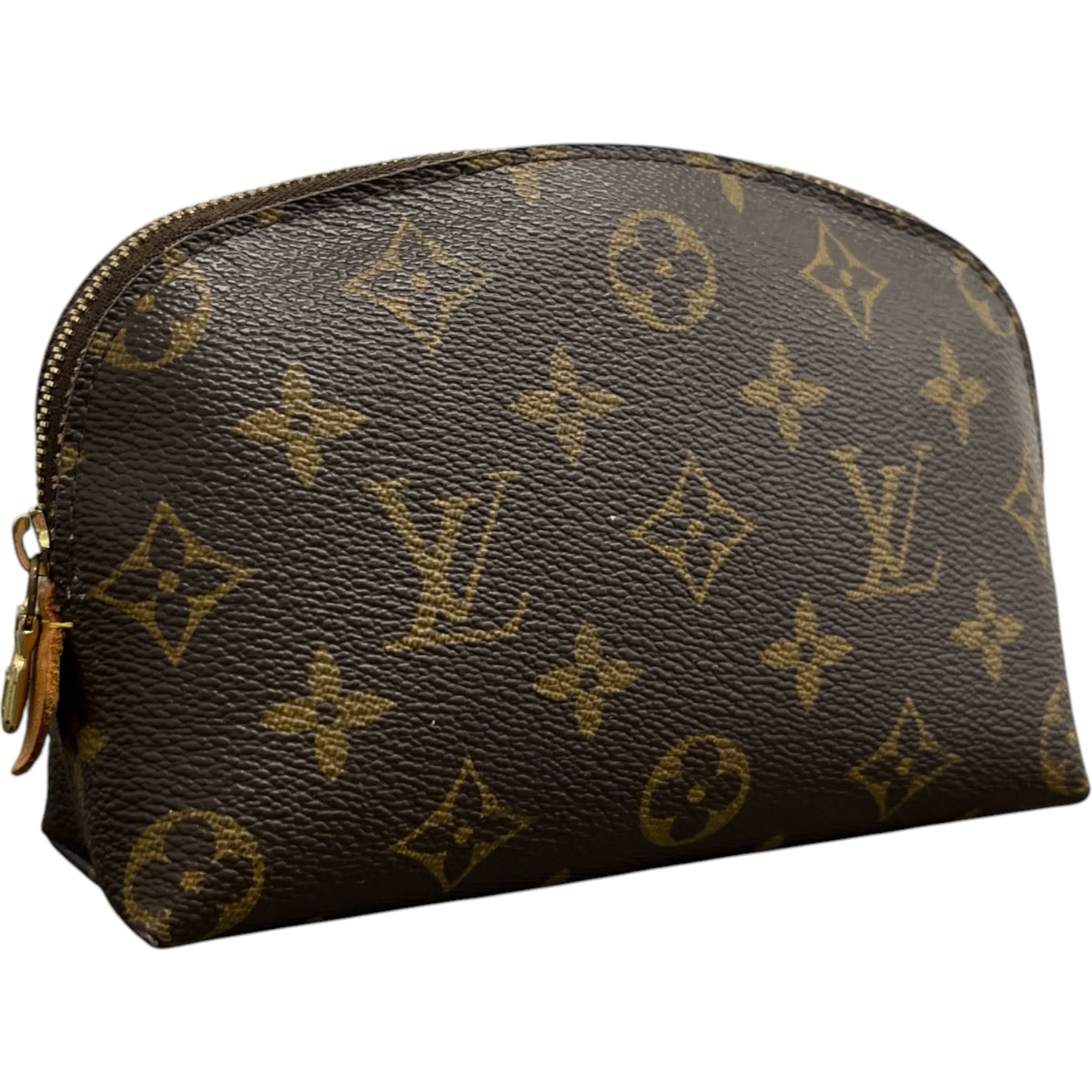 Women's Monogram Canvas Pochette Cosmetic Pouch Brown - Image 3