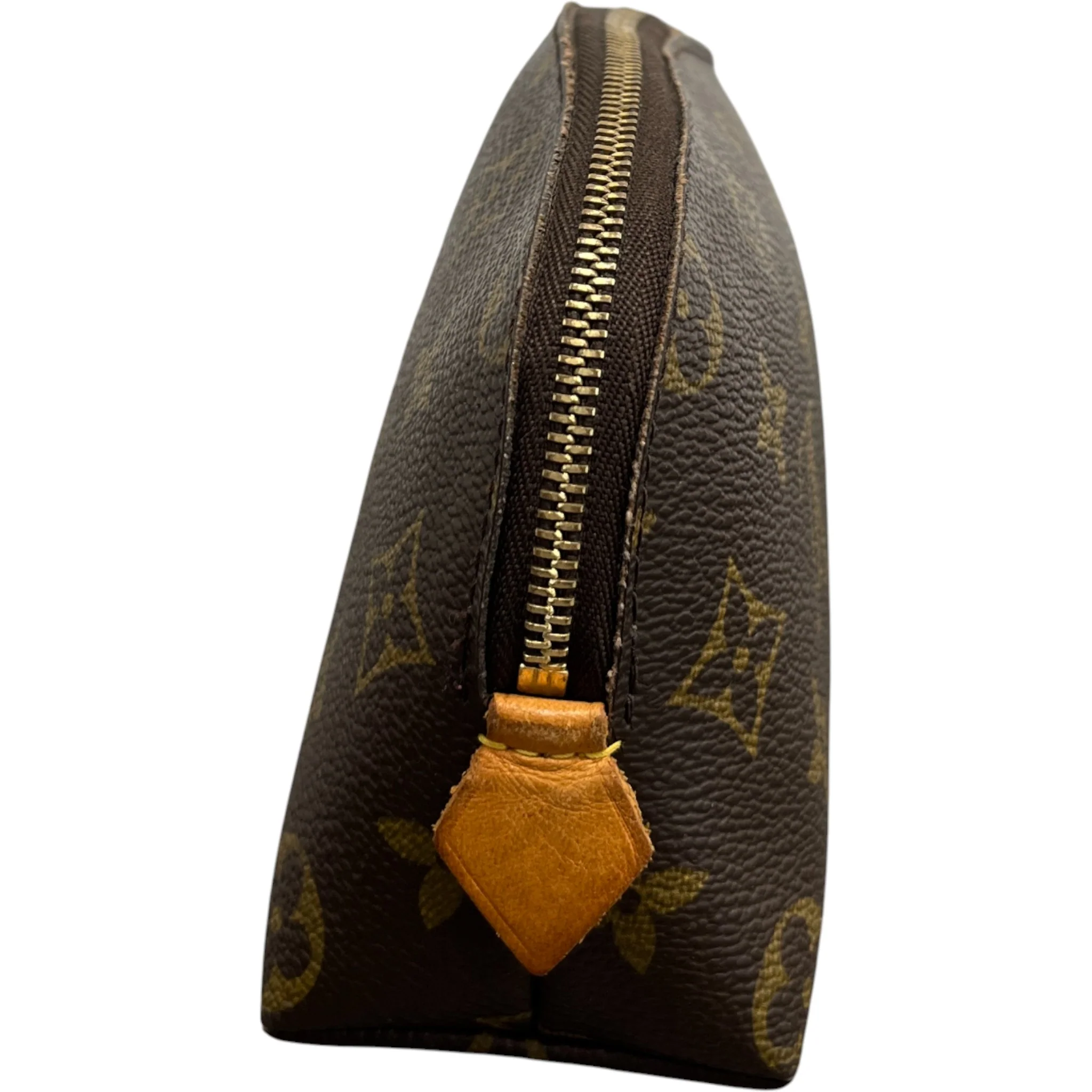 Women's Monogram Canvas Pochette Cosmetic Pouch Brown - Image 6