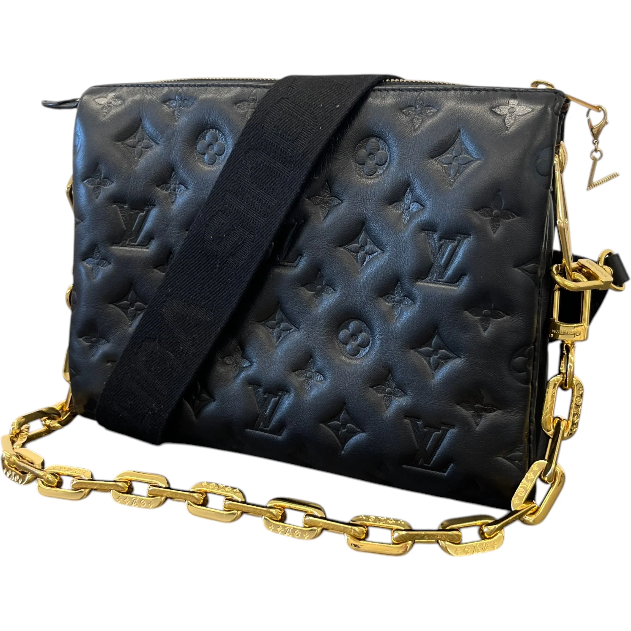 Women's Monogram Coussin Pm Bag Black - Image 5