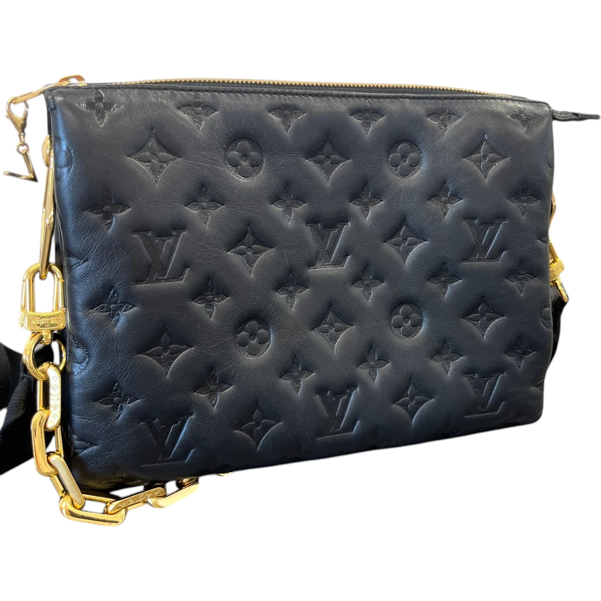 Women's Monogram Coussin Pm Bag Black - Image 8