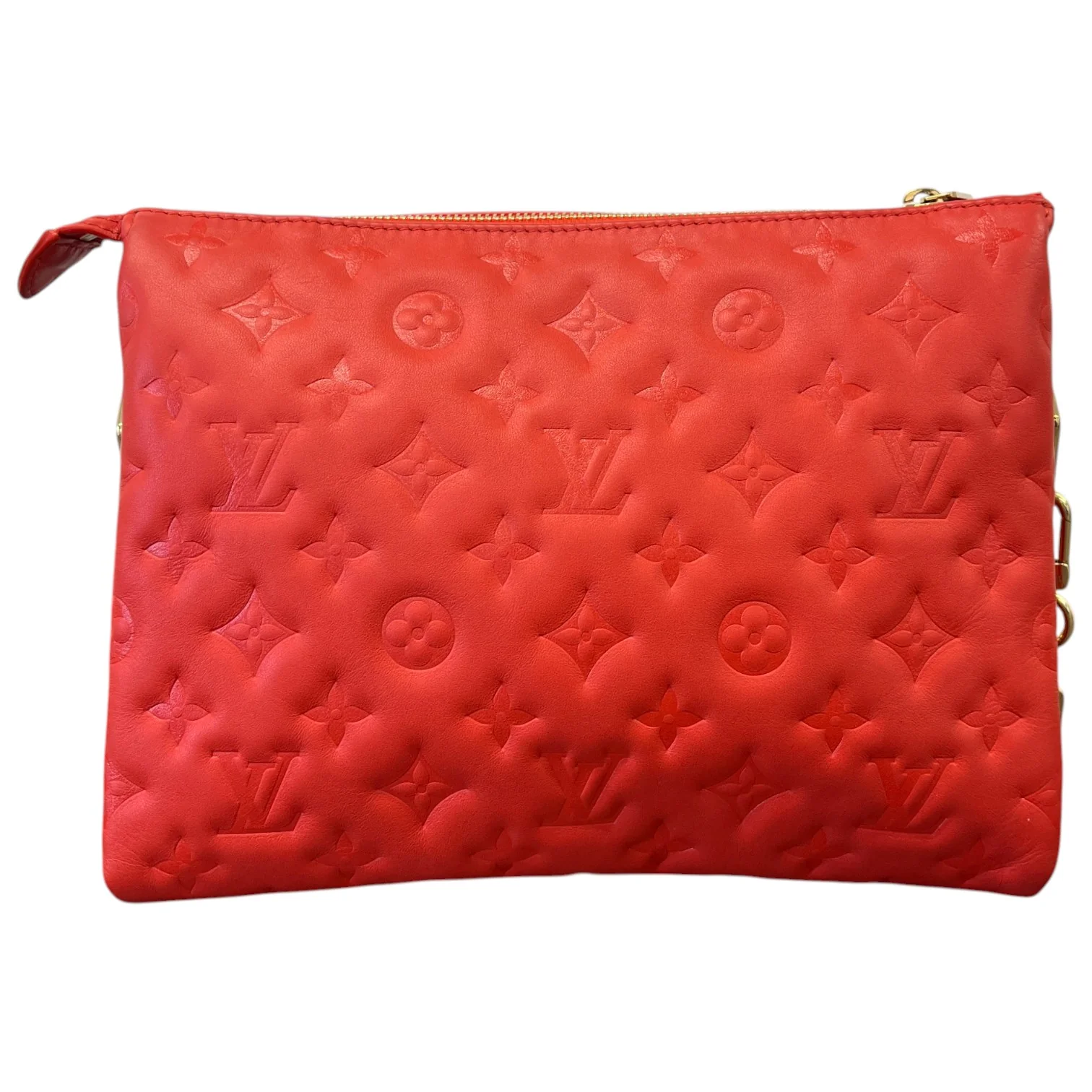 Women's Monogram Coussin Pm Bag Red - Image 5