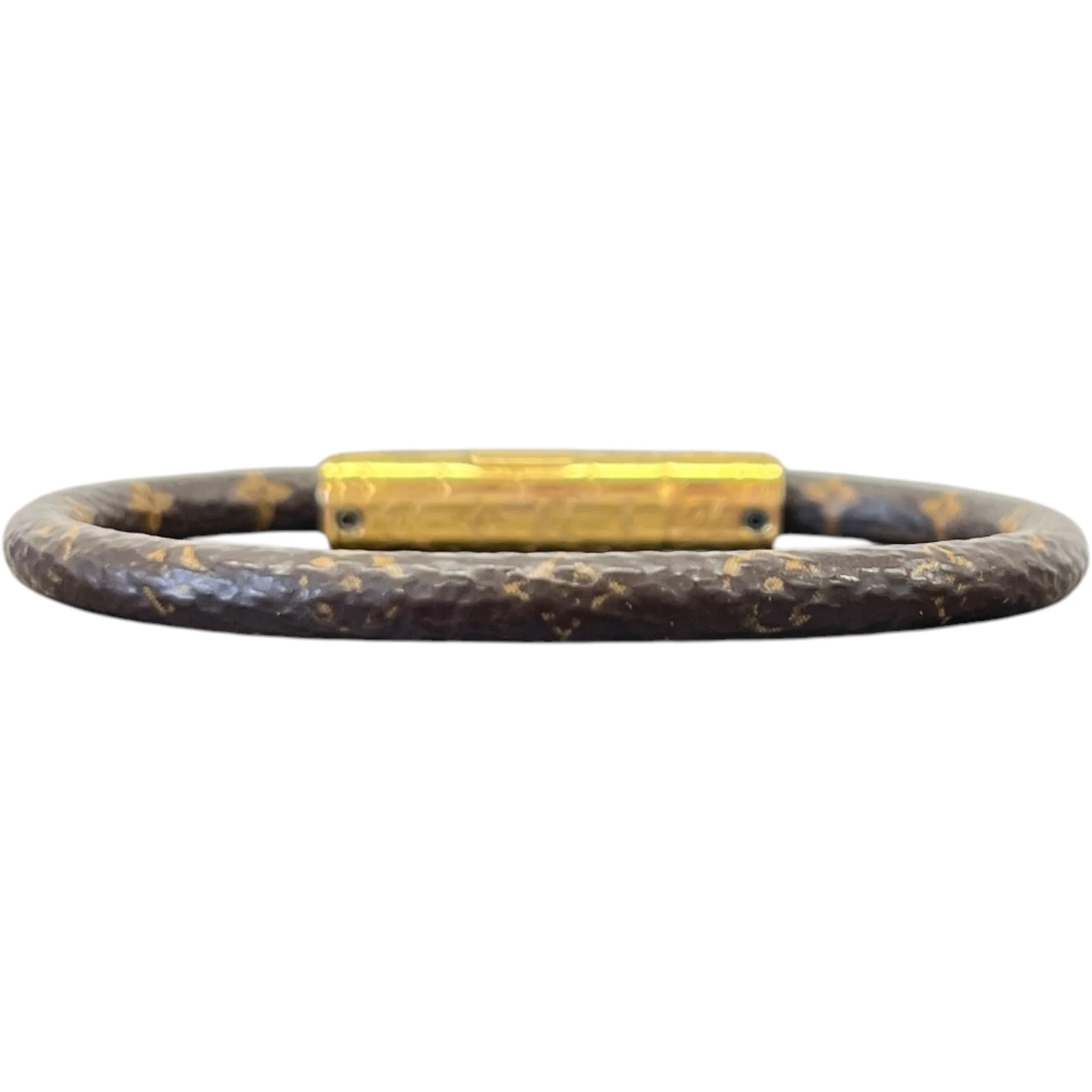 Women's Monogram Daily Confidential Bracelet Brown Size S - Image 2