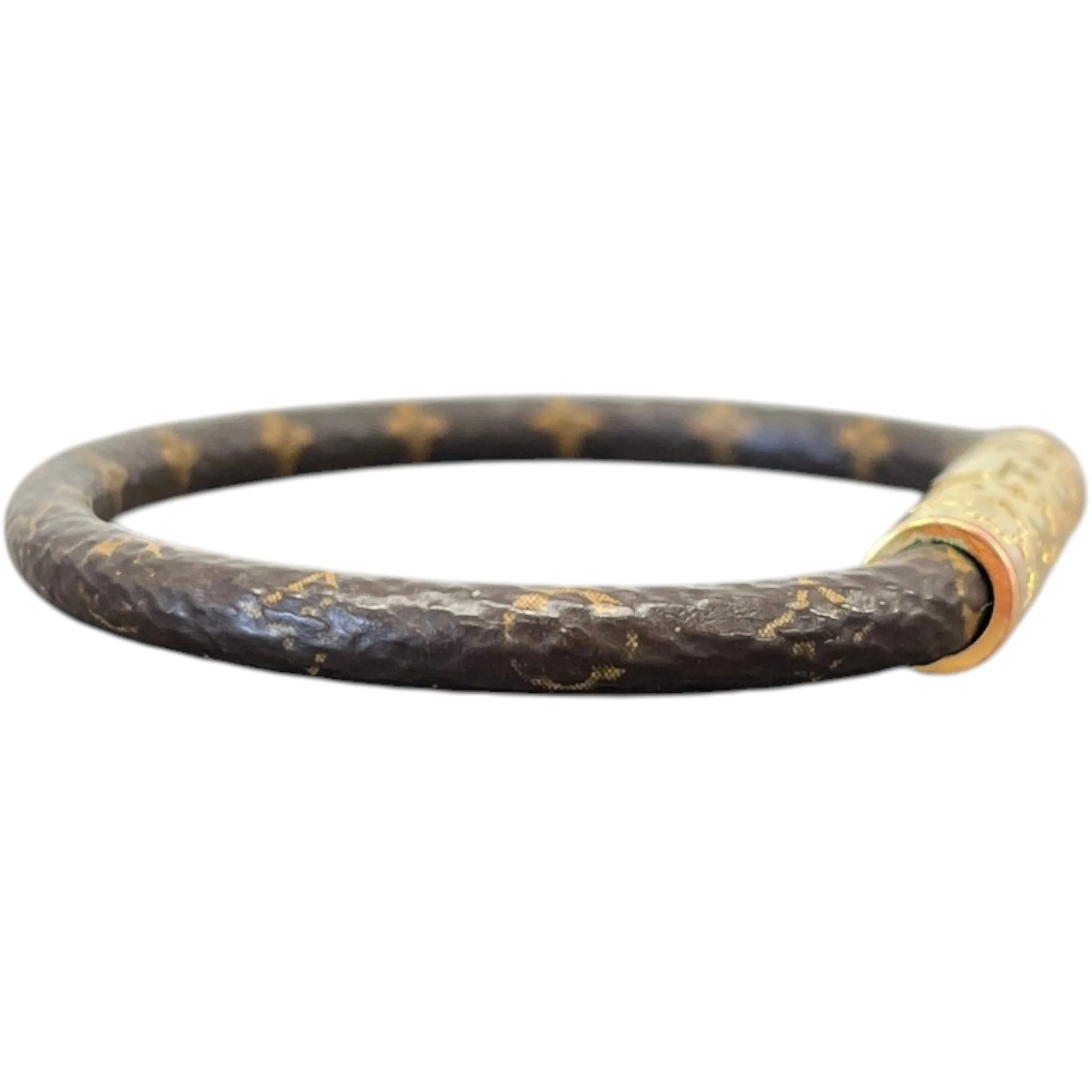 Women's Monogram Daily Confidential Bracelet Brown Size S - Image 3