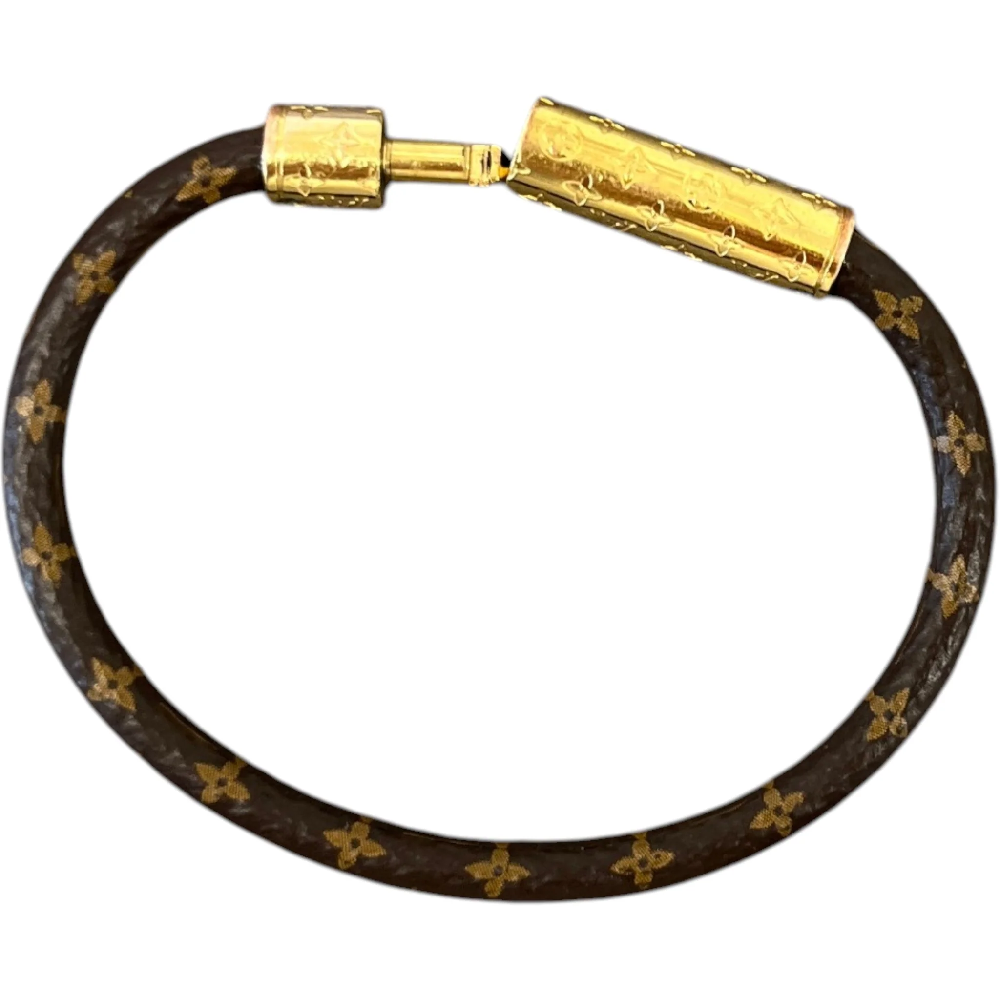 Women's Monogram Daily Confidential Bracelet Brown Size S - Image 5