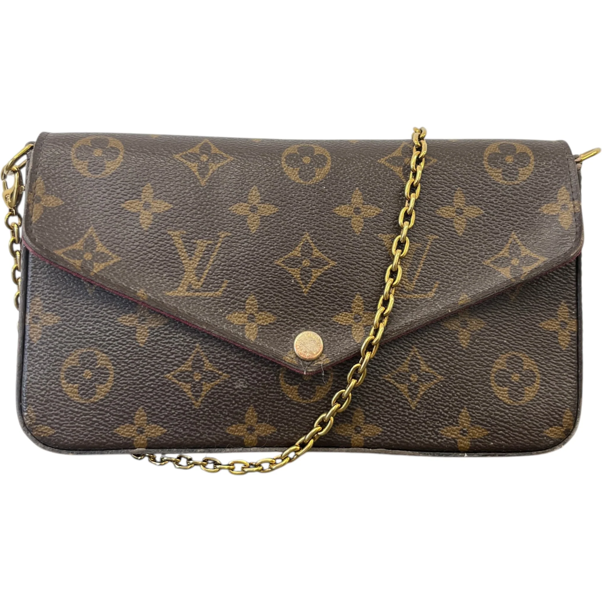 Women's Monogram Félicie Pochette Bag Brown