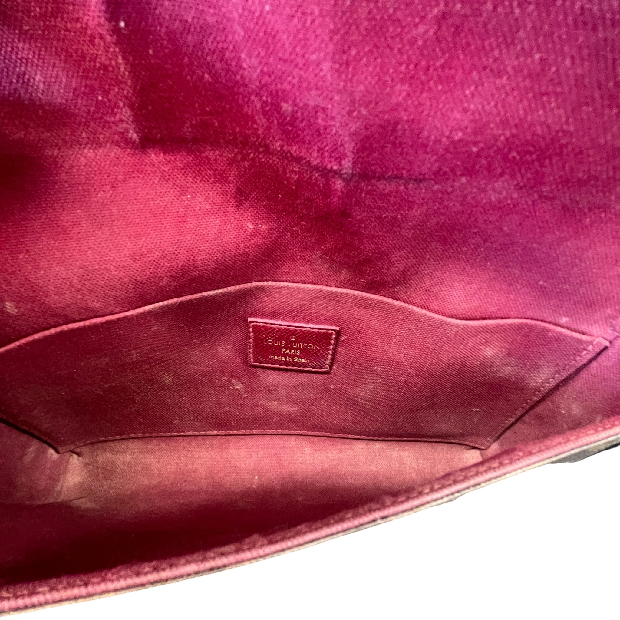 Women's Monogram Félicie Pochette Bag Brown - Image 11