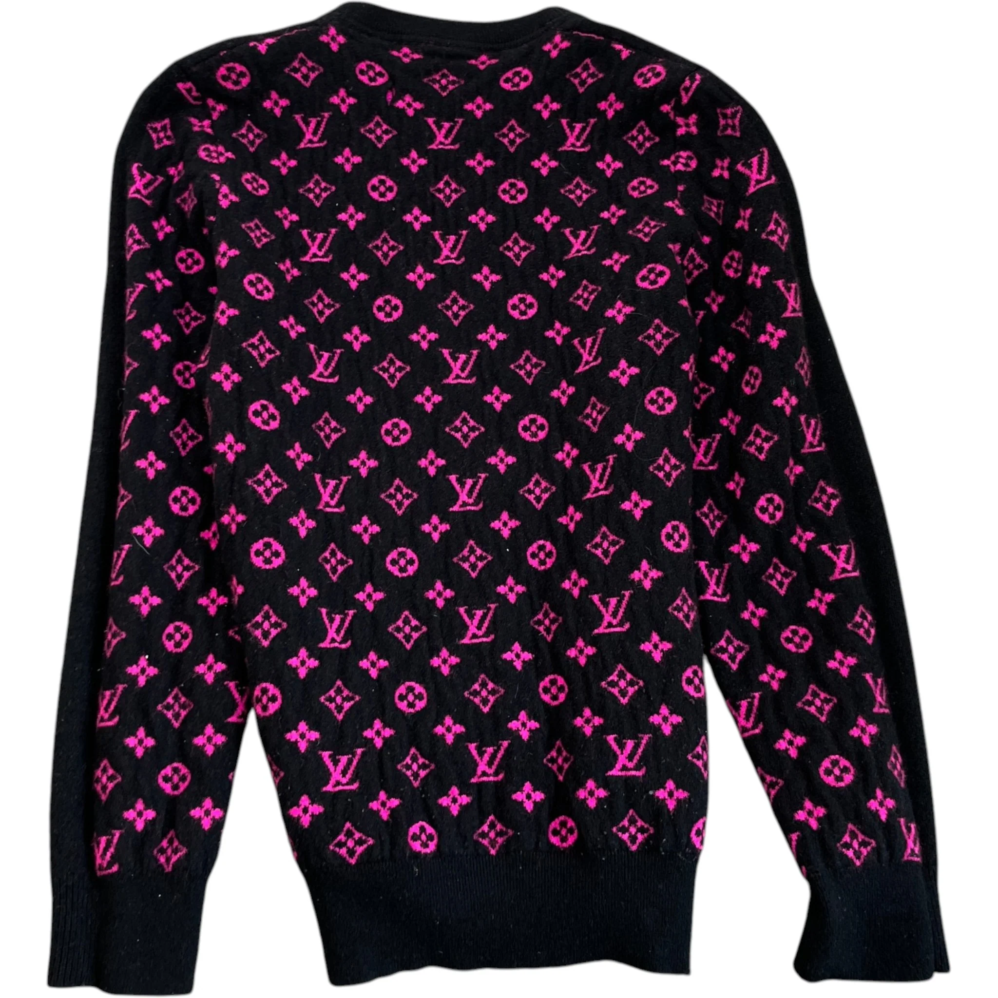 Women's Monogram Jumper Black Size XL - Image 2