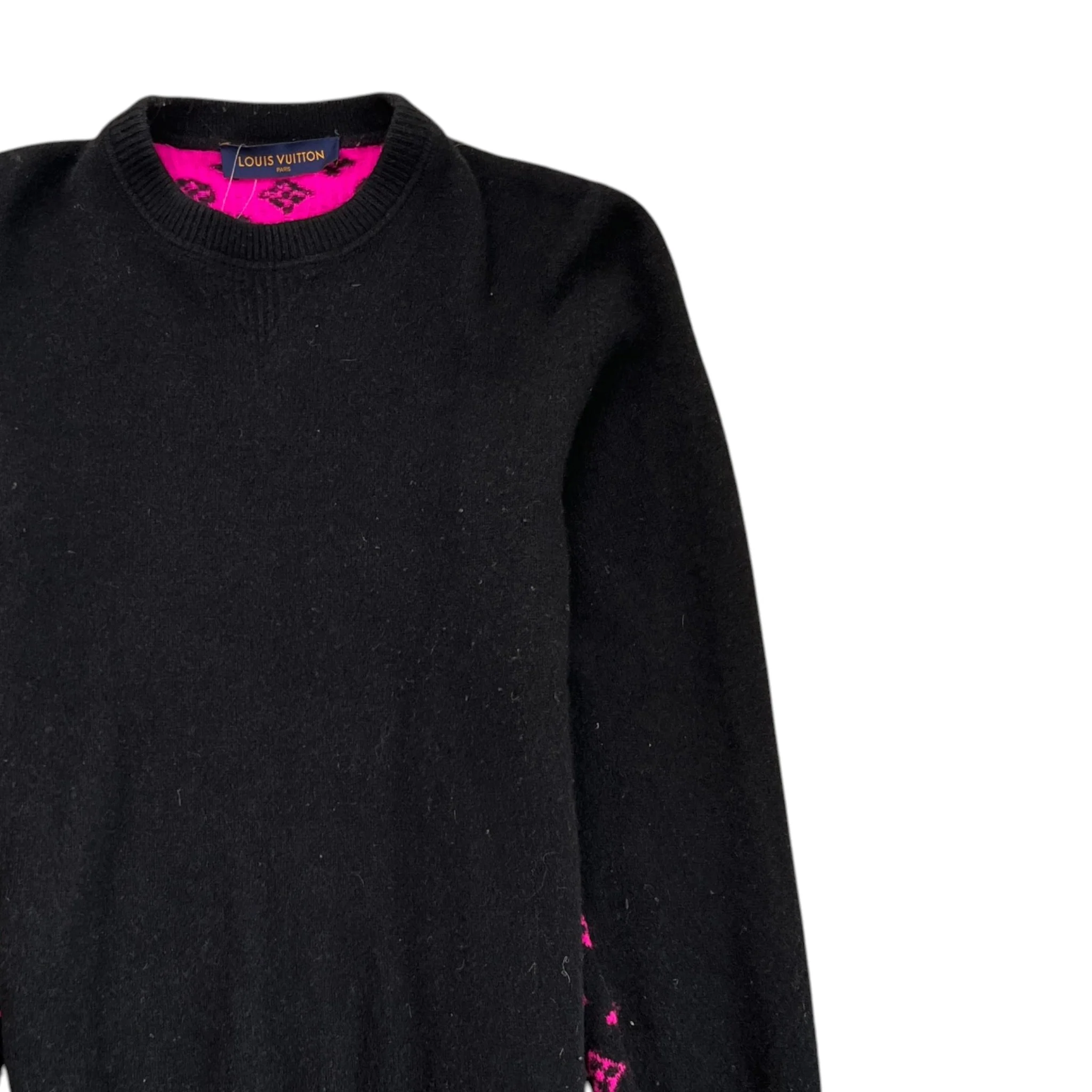 Women's Monogram Jumper Black Size XL - Image 3