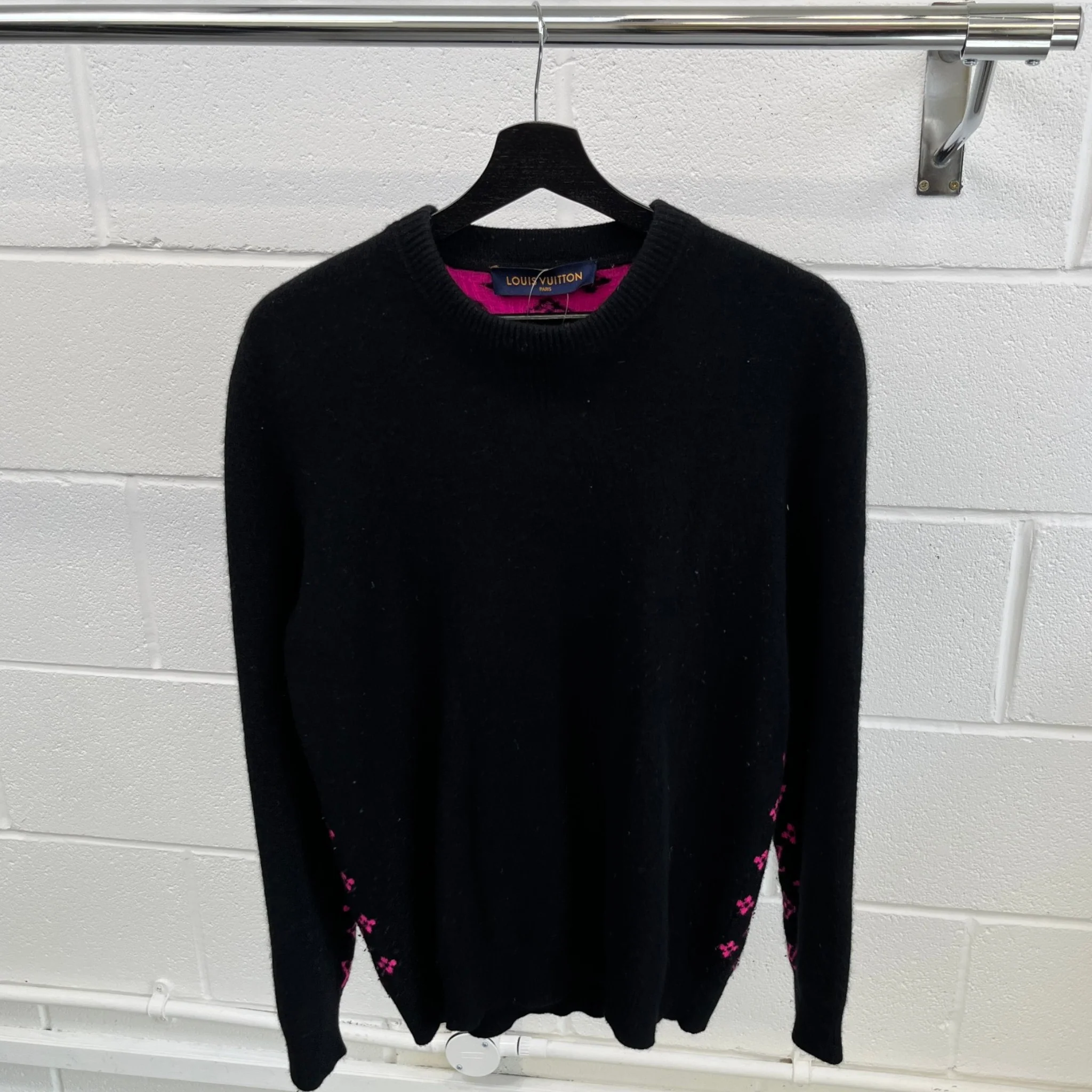 Women's Monogram Jumper Black Size XL - Image 8