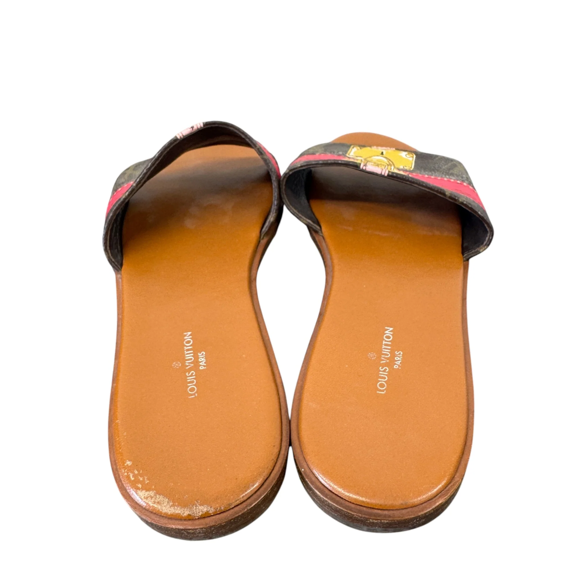 Women's Monogram Lock It Slides Brown Size EU 36.5 / UK 3.5 - Image 7