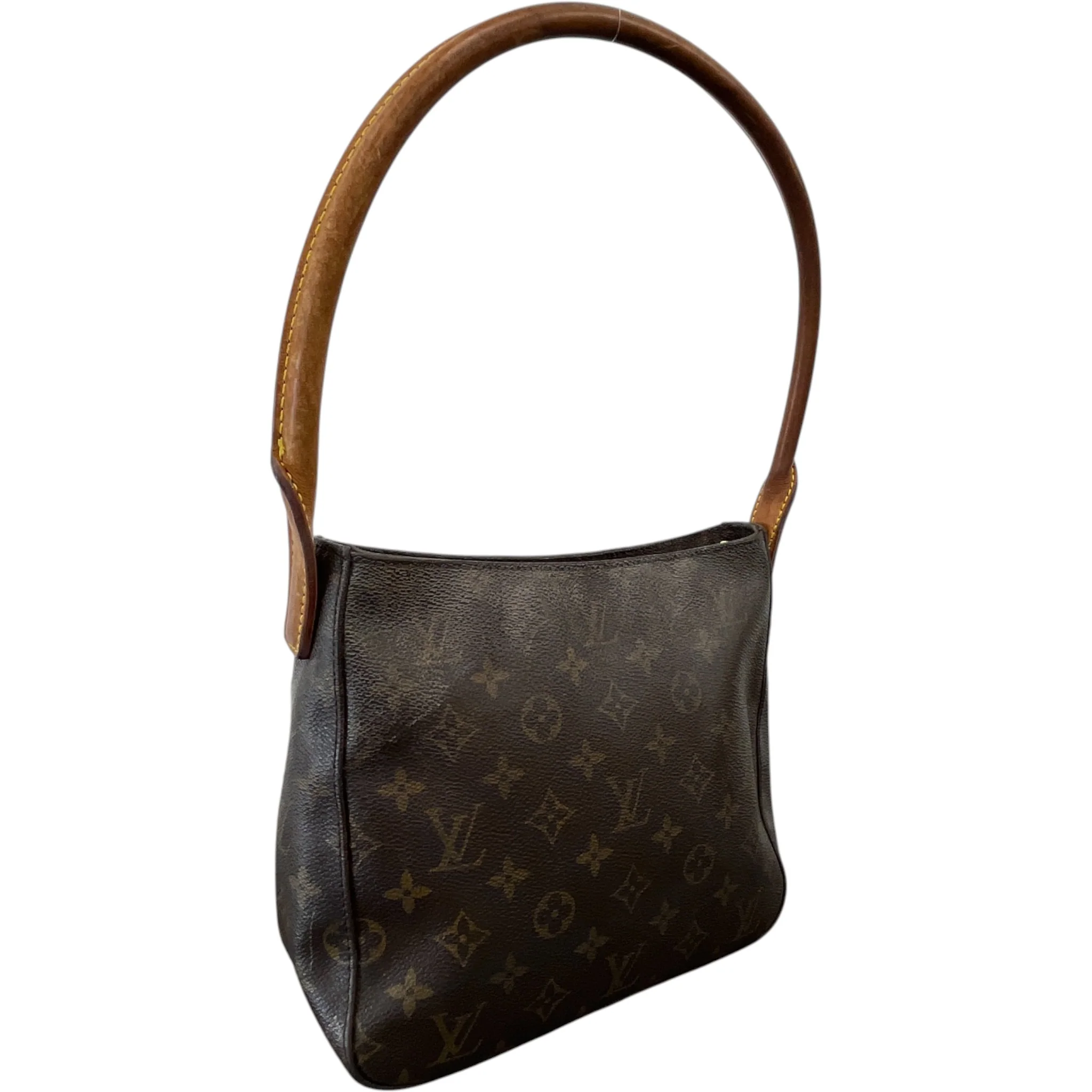 Women's Monogram Looping Mm Shoulder Bag Brown - Image 9