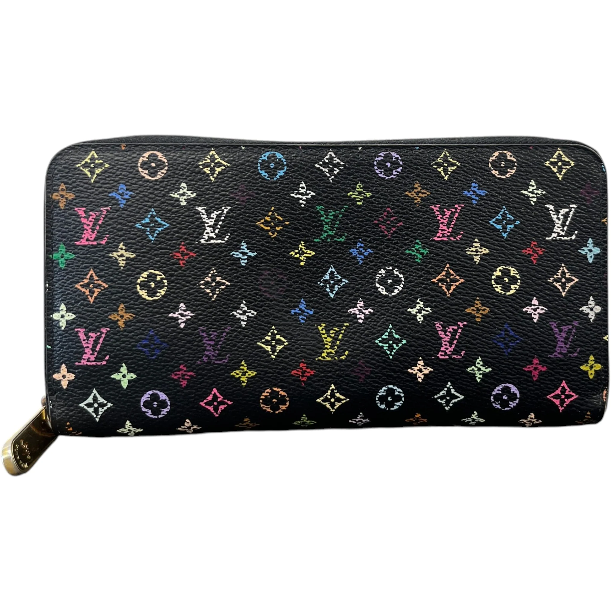 Women's Monogram Murakami Zippy Purse Black