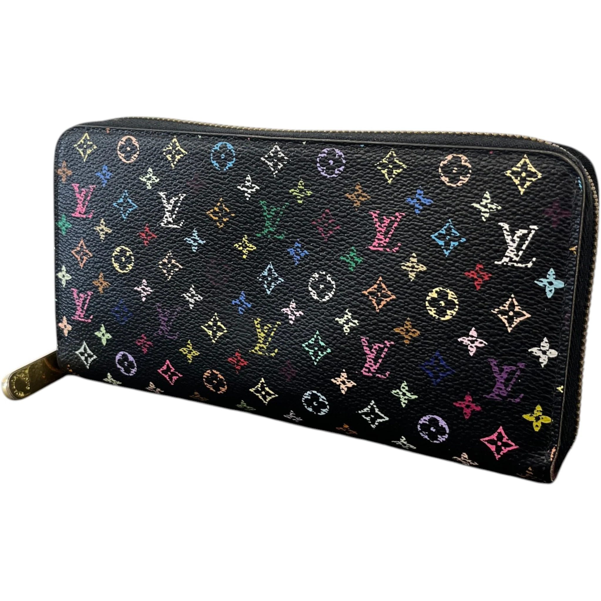 Women's Monogram Murakami Zippy Purse Black - Image 4
