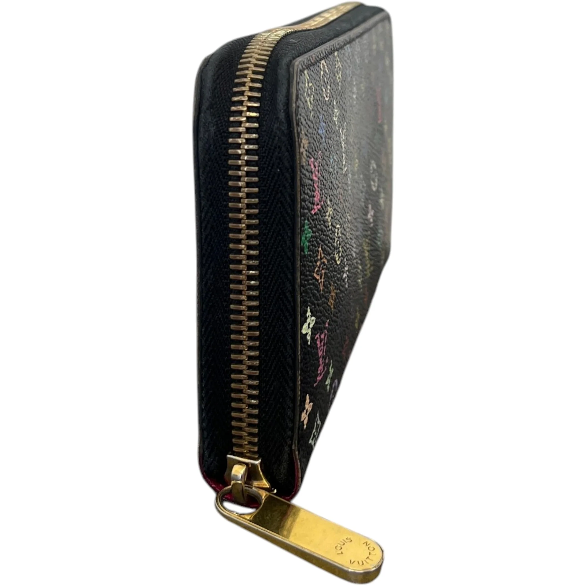 Women's Monogram Murakami Zippy Purse Black - Image 5