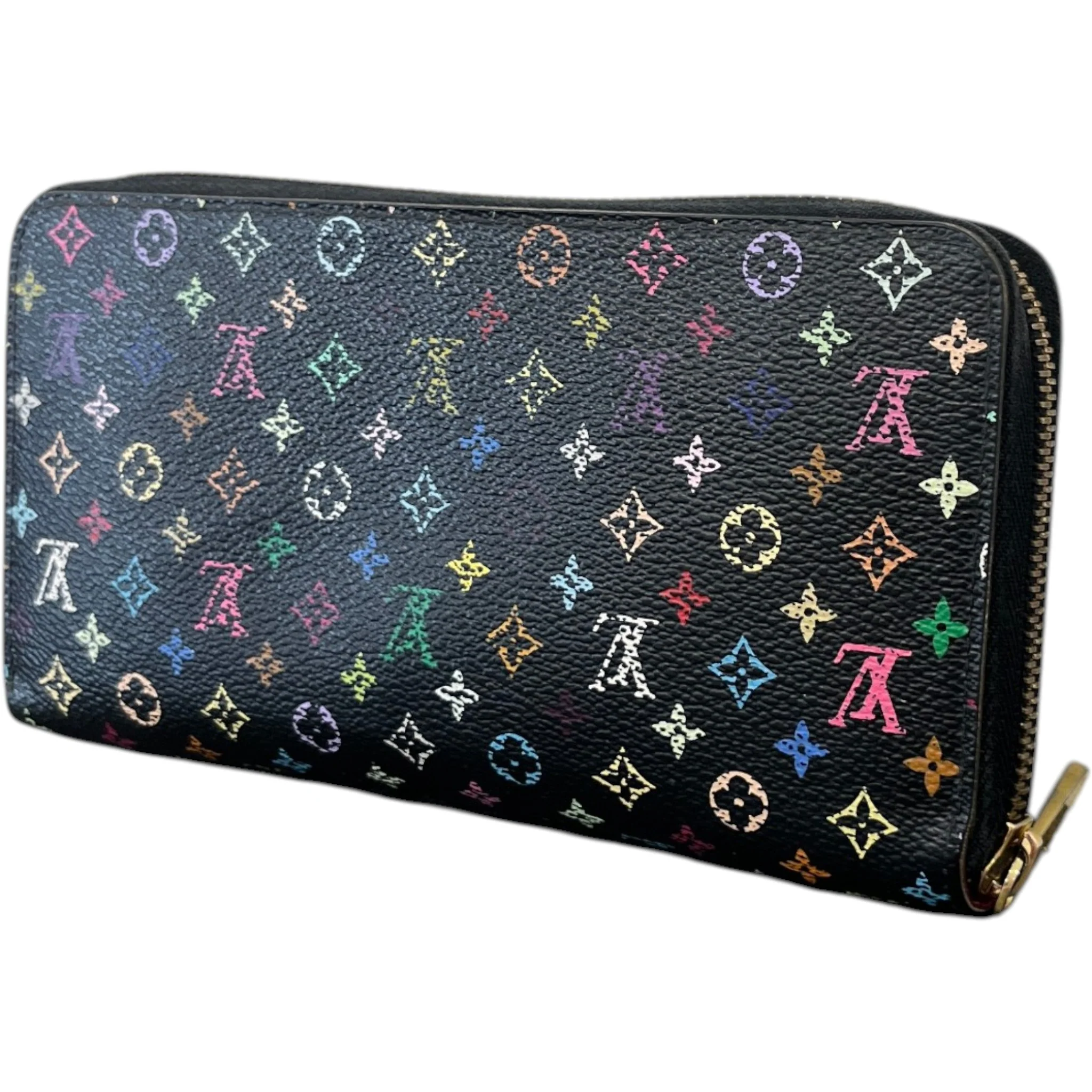 Women's Monogram Murakami Zippy Purse Black - Image 8