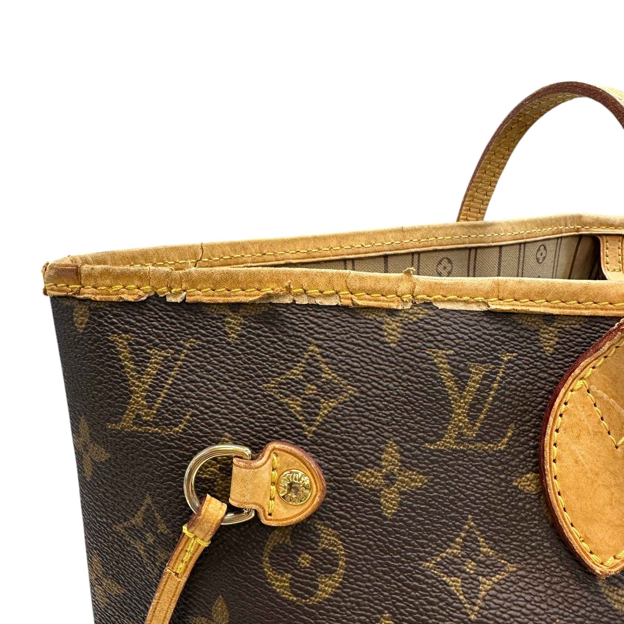 Women's Monogram Neverfull Mm Tote Bag Brown - Image 12