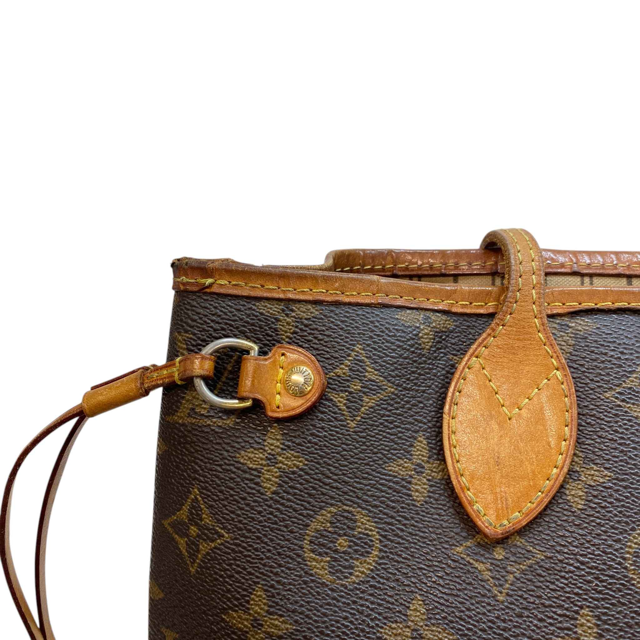 Women's Monogram Neverfull Pm Bag Brown - Image 12