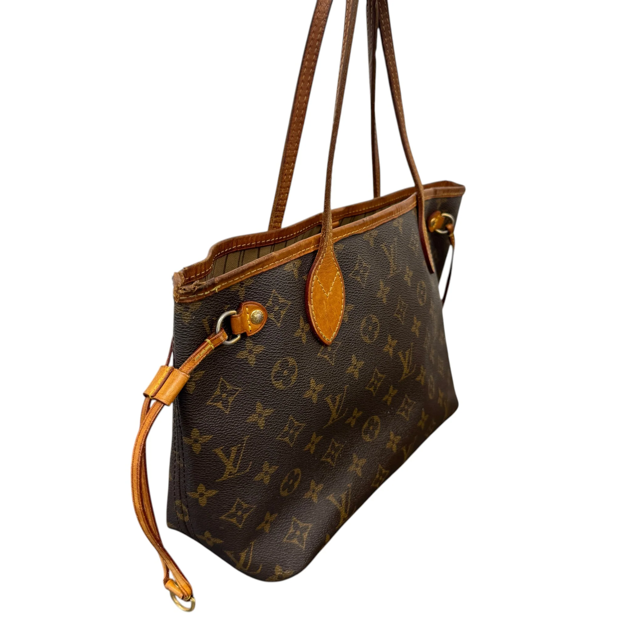 Women's Monogram Neverfull Pm Bag Brown - Image 4