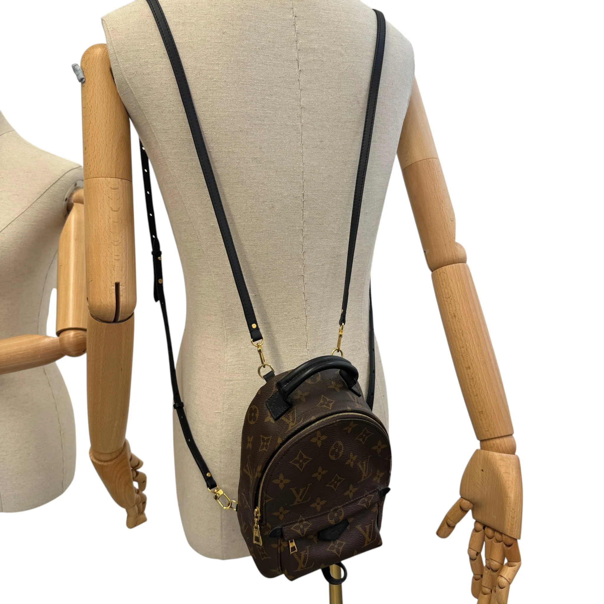 Women's Monogram Palm Springs Mini Backpack Brown - Image 2
