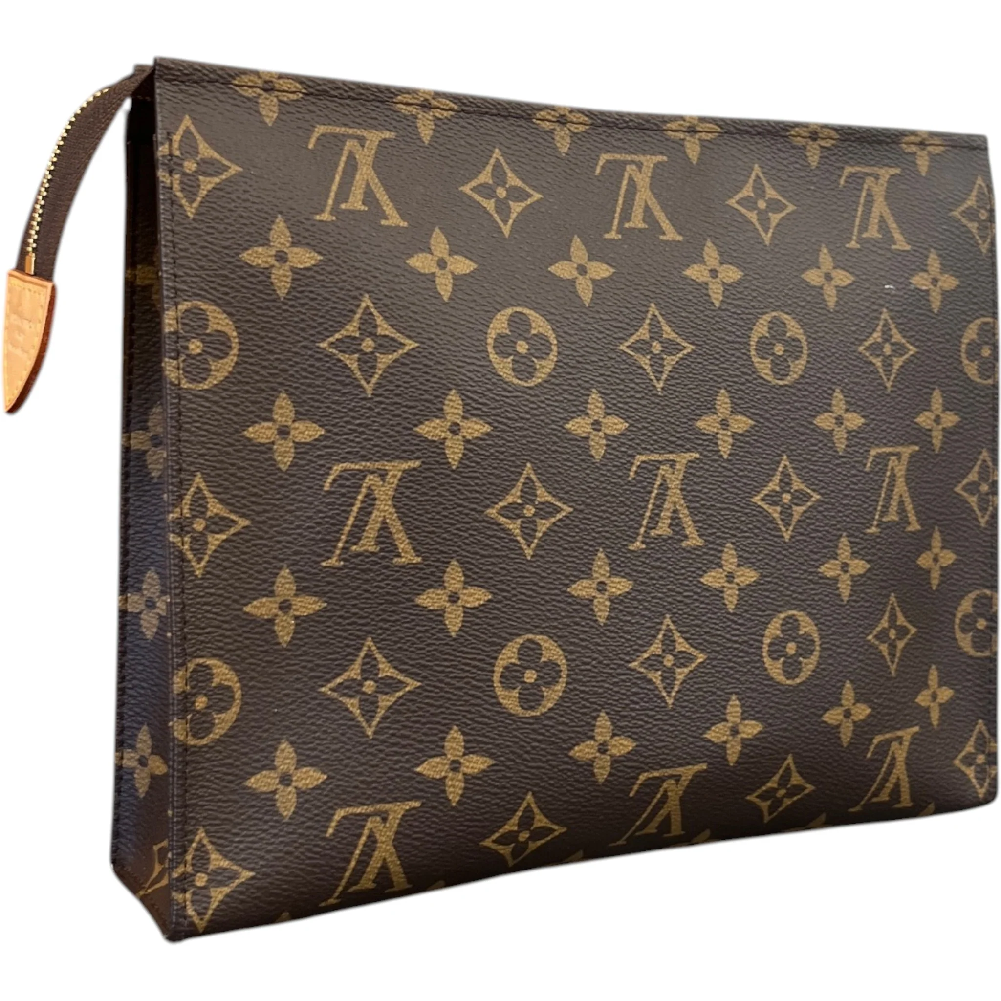 Women's Monogram Poche Toilette 26 Pouch Brown - Image 8