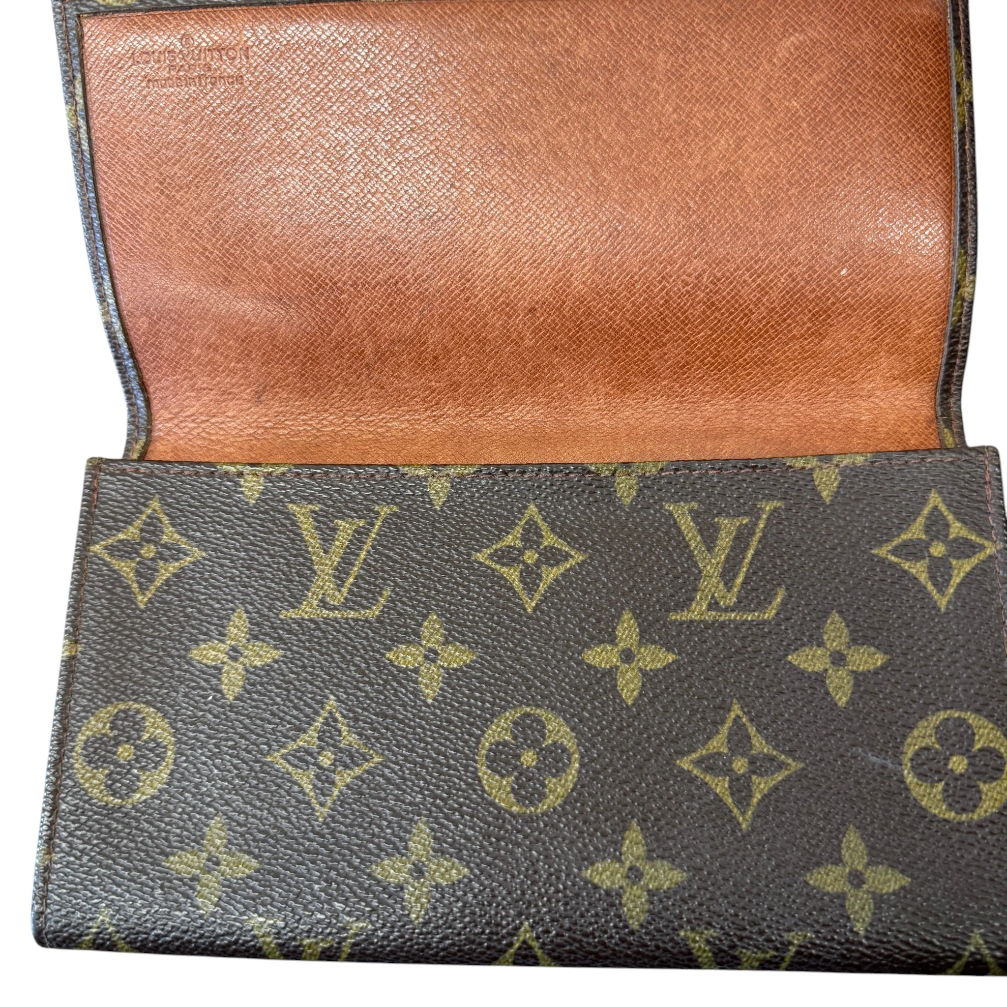 Women's Monogram Sarah Wallet Brown - Image 3