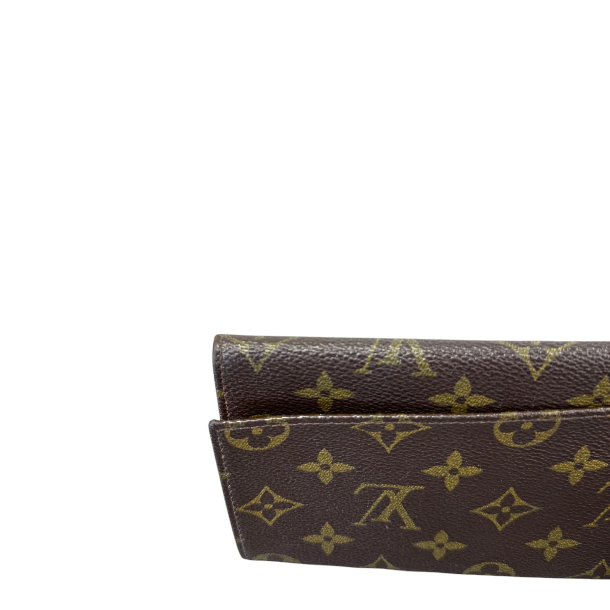 Women's Monogram Sarah Wallet Brown - Image 8