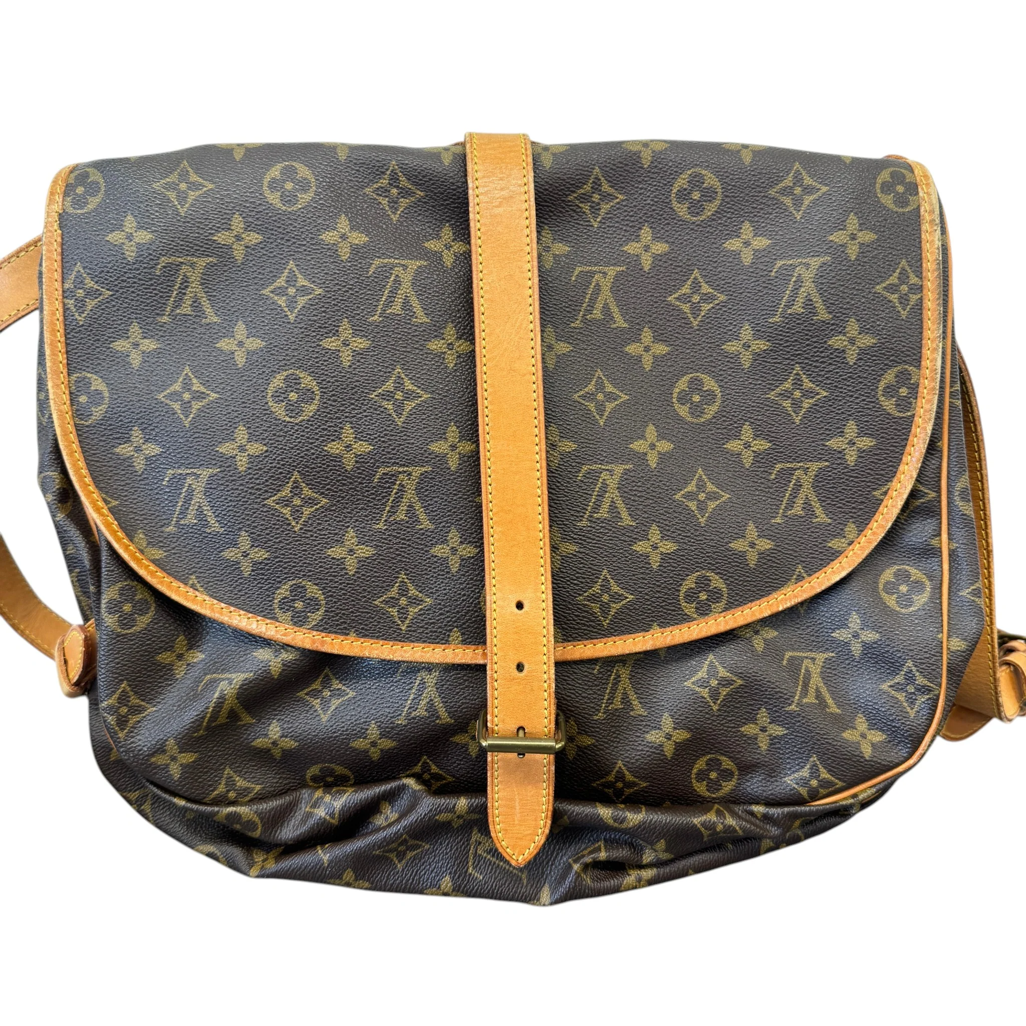 Women's Monogram Saumur 35 Handbag Brown - Image 3