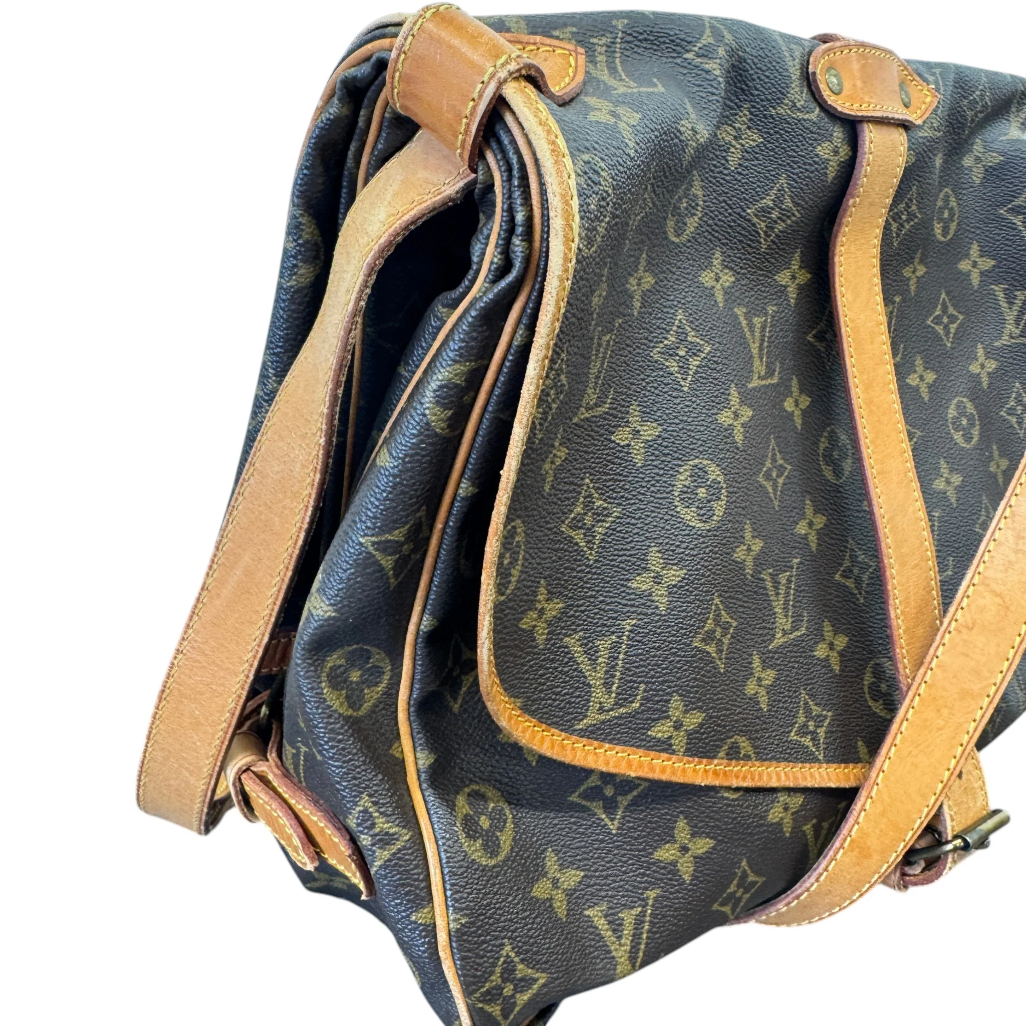 Women's Monogram Saumur 35 Handbag Brown - Image 5