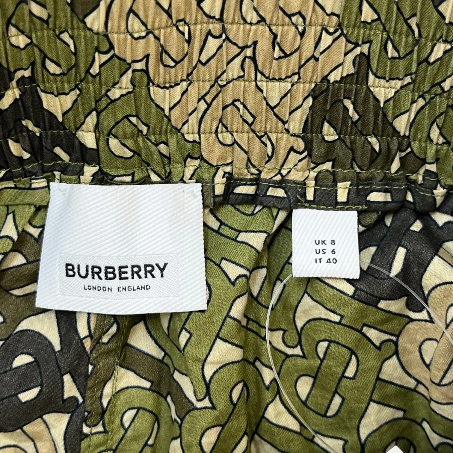 Women's Monogram Shorts Green Size XS - Image 8