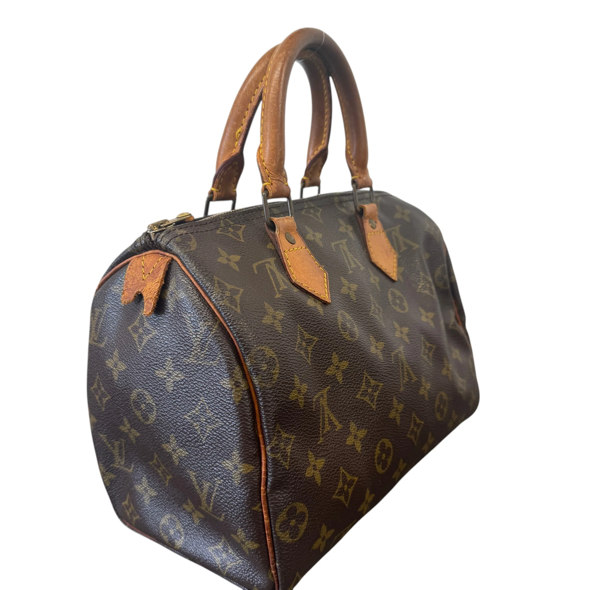 Women's Monogram Speedy 25 Bag Brown - Image 4