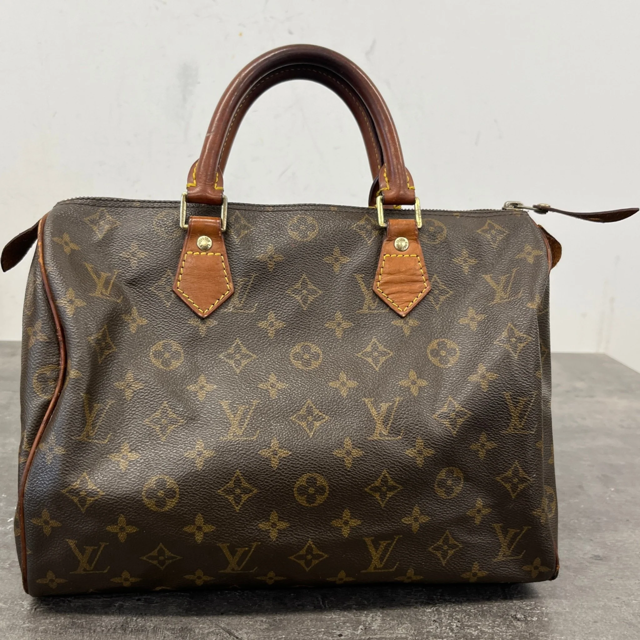 Women's Monogram Speedy 30 Handbag Brown - Image 11