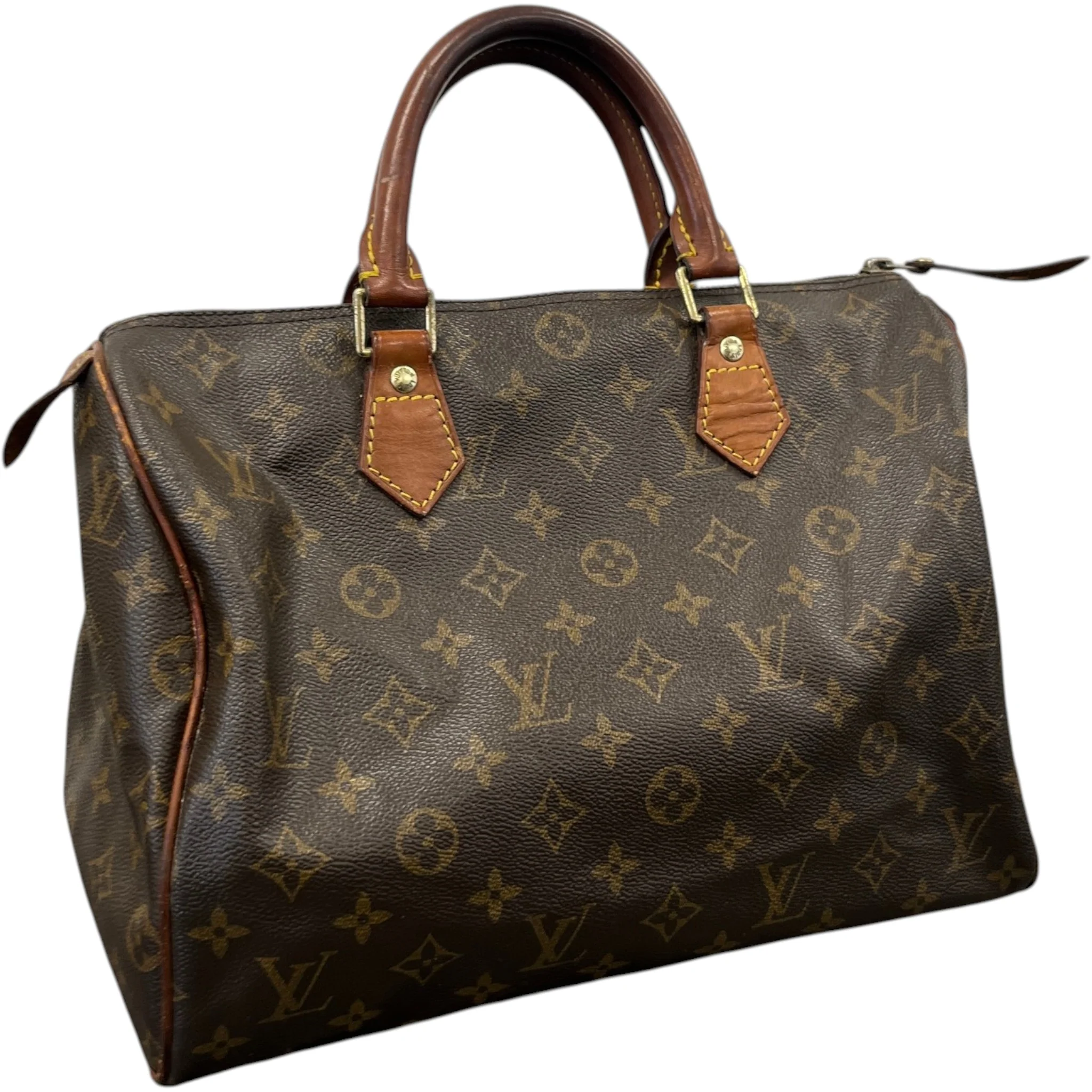 Women's Monogram Speedy 30 Handbag Brown - Image 5