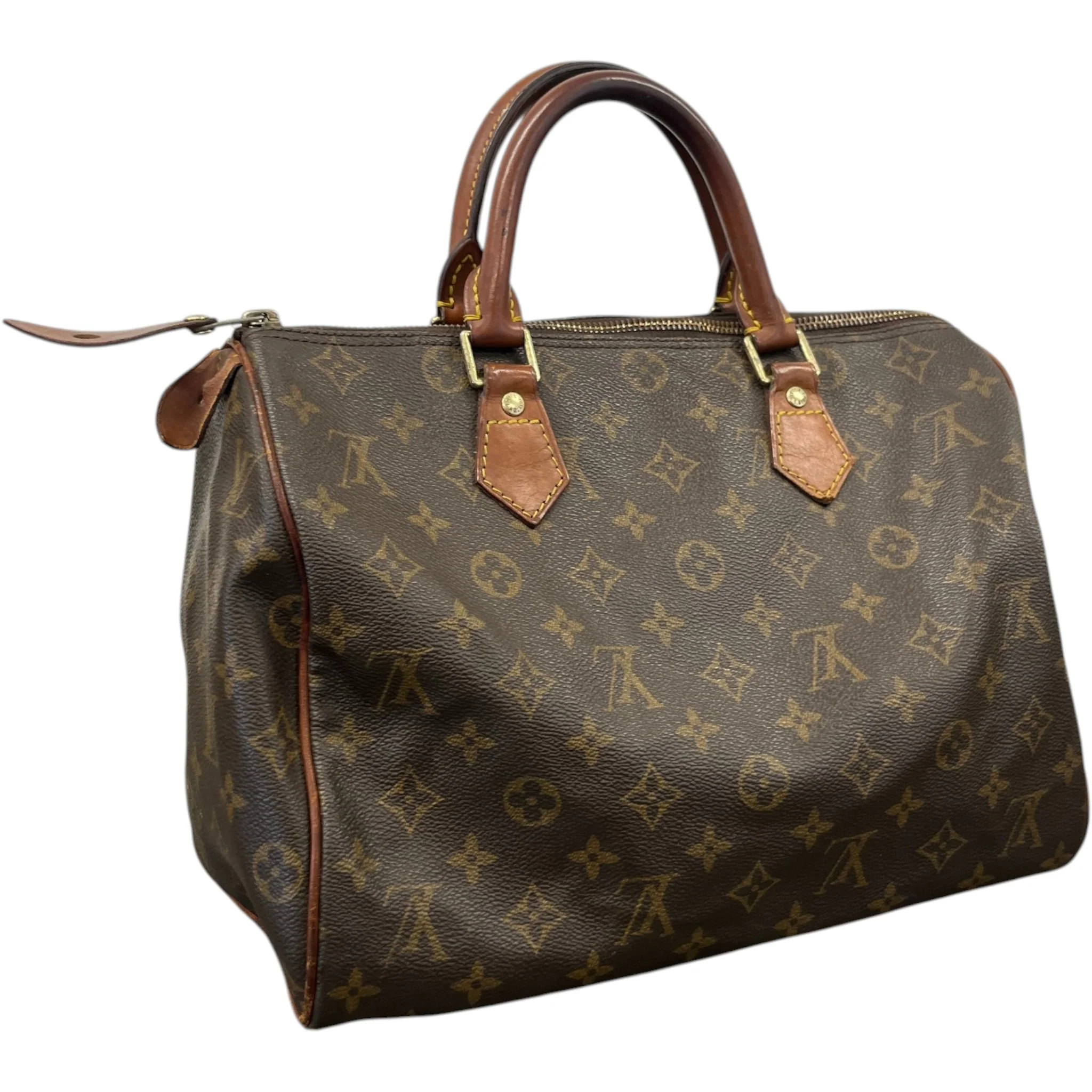 Women's Monogram Speedy 30 Handbag Brown - Image 9