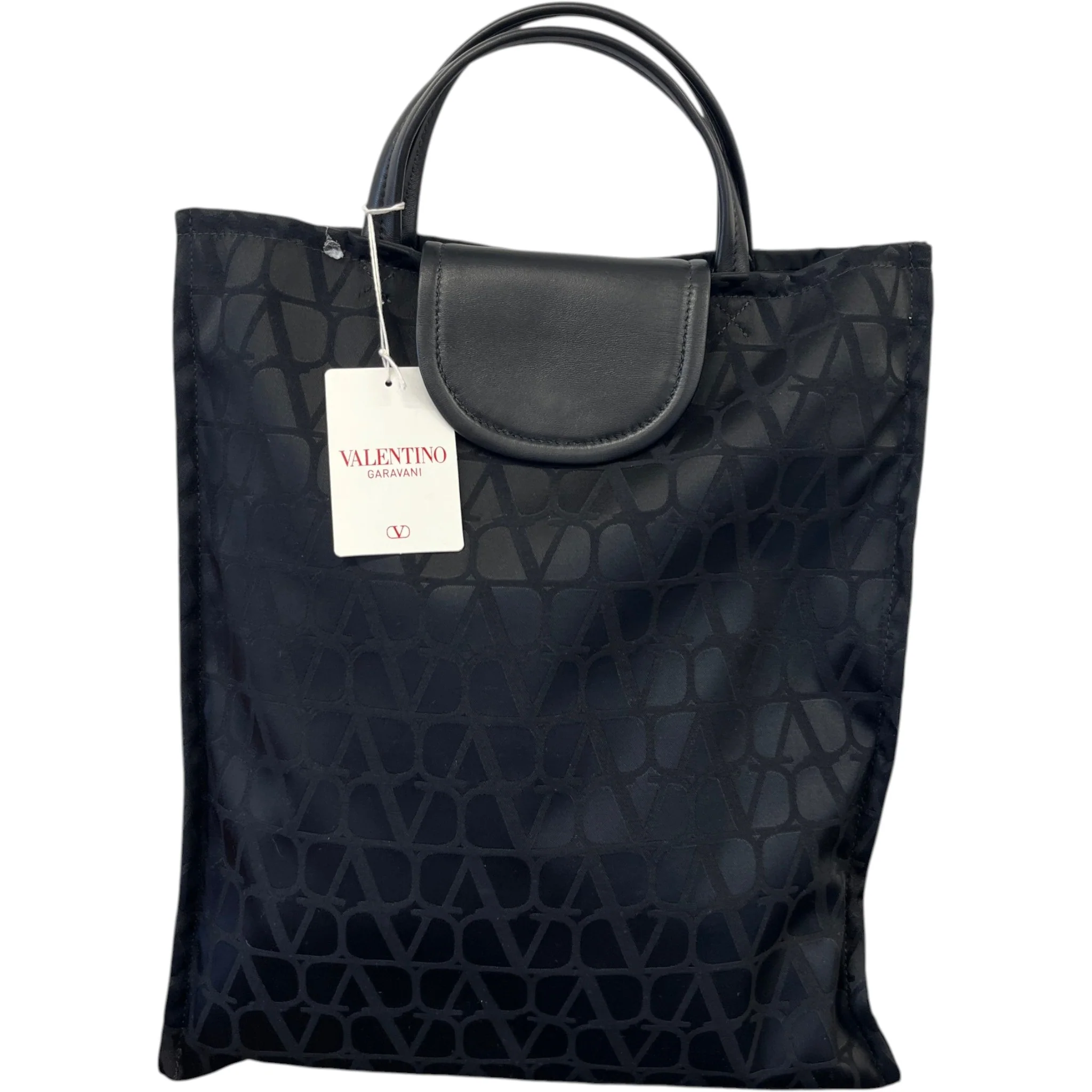 Women's Monogram Tote Bag Black