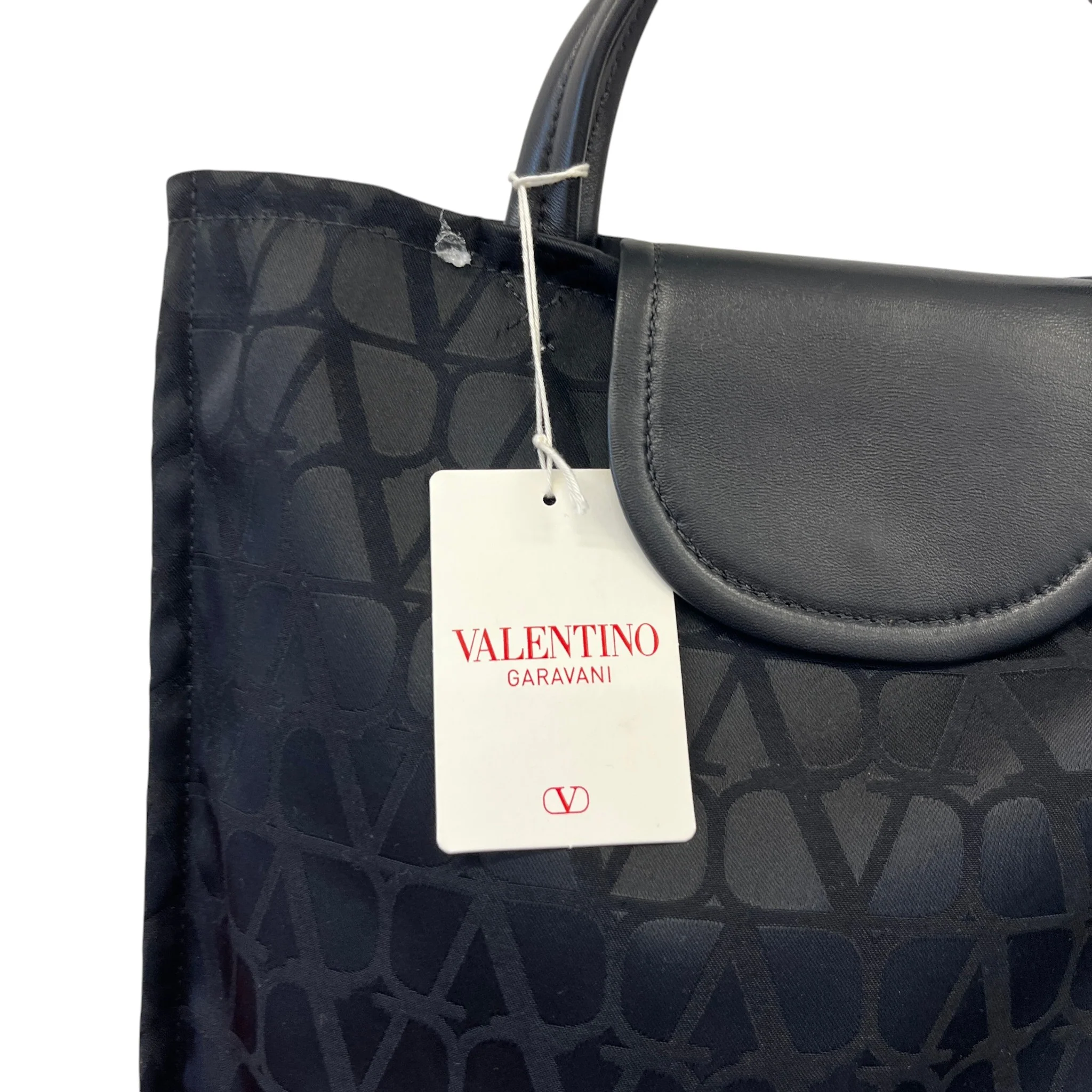 Women's Monogram Tote Bag Black - Image 10