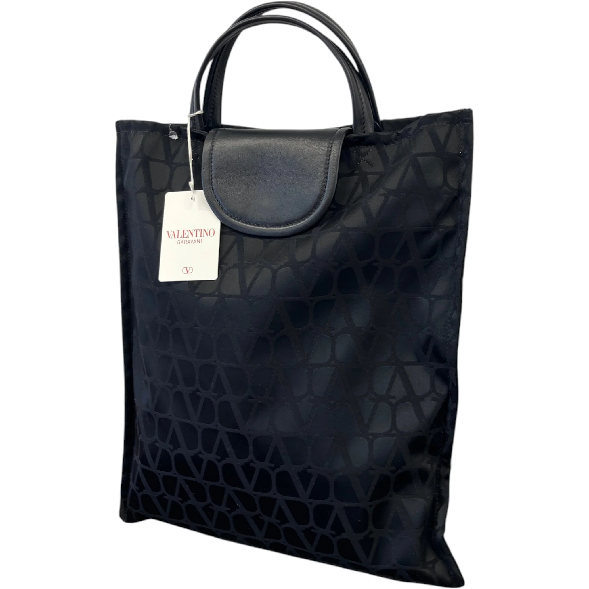 Women's Monogram Tote Bag Black - Image 5