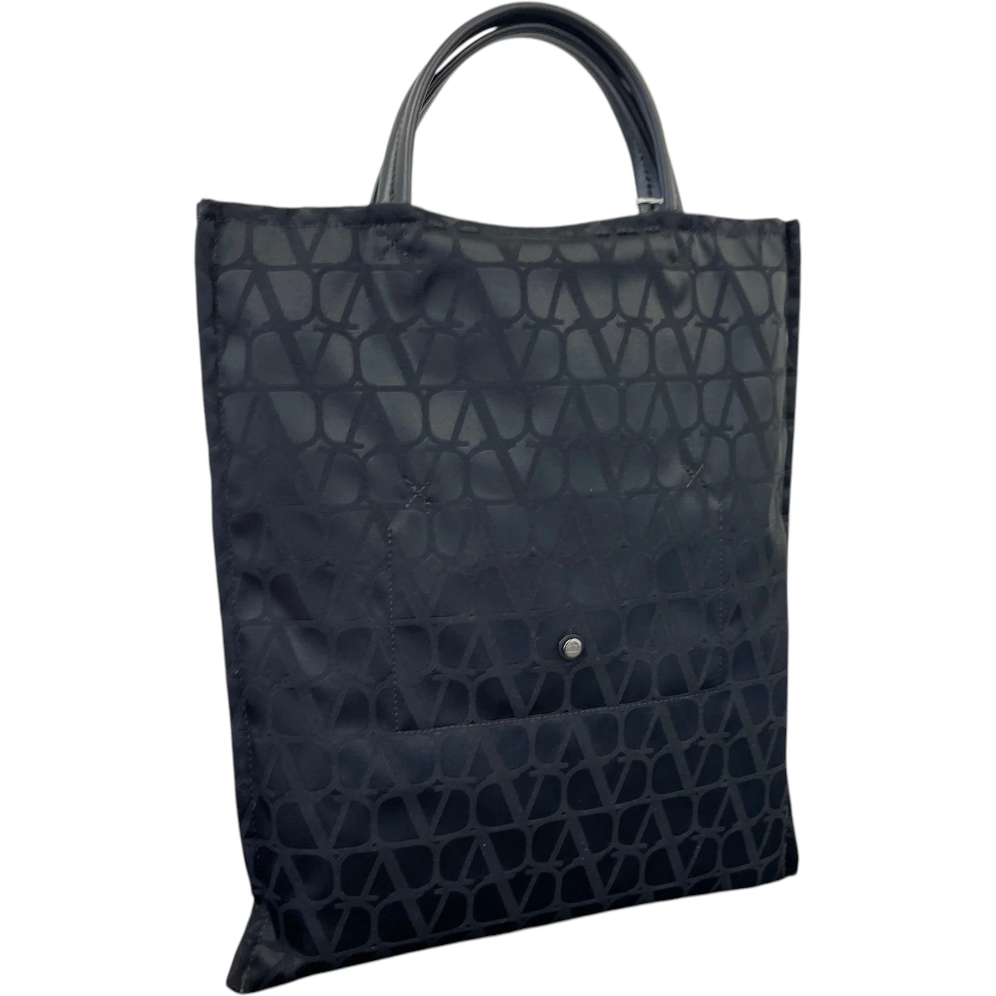 Women's Monogram Tote Bag Black - Image 8